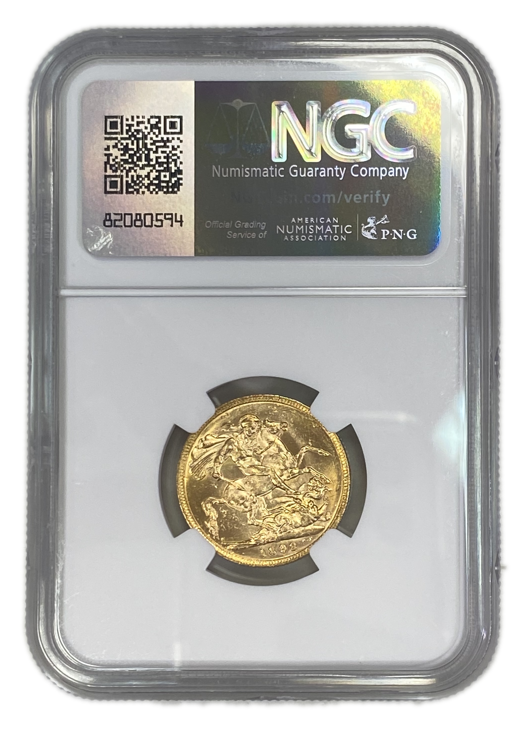 England (Great Britain) – Australia Melbourne – 1 Sovereign 1898 M – Victoria – NGC MS 61 - Gold 917, 7.988g - 1 1