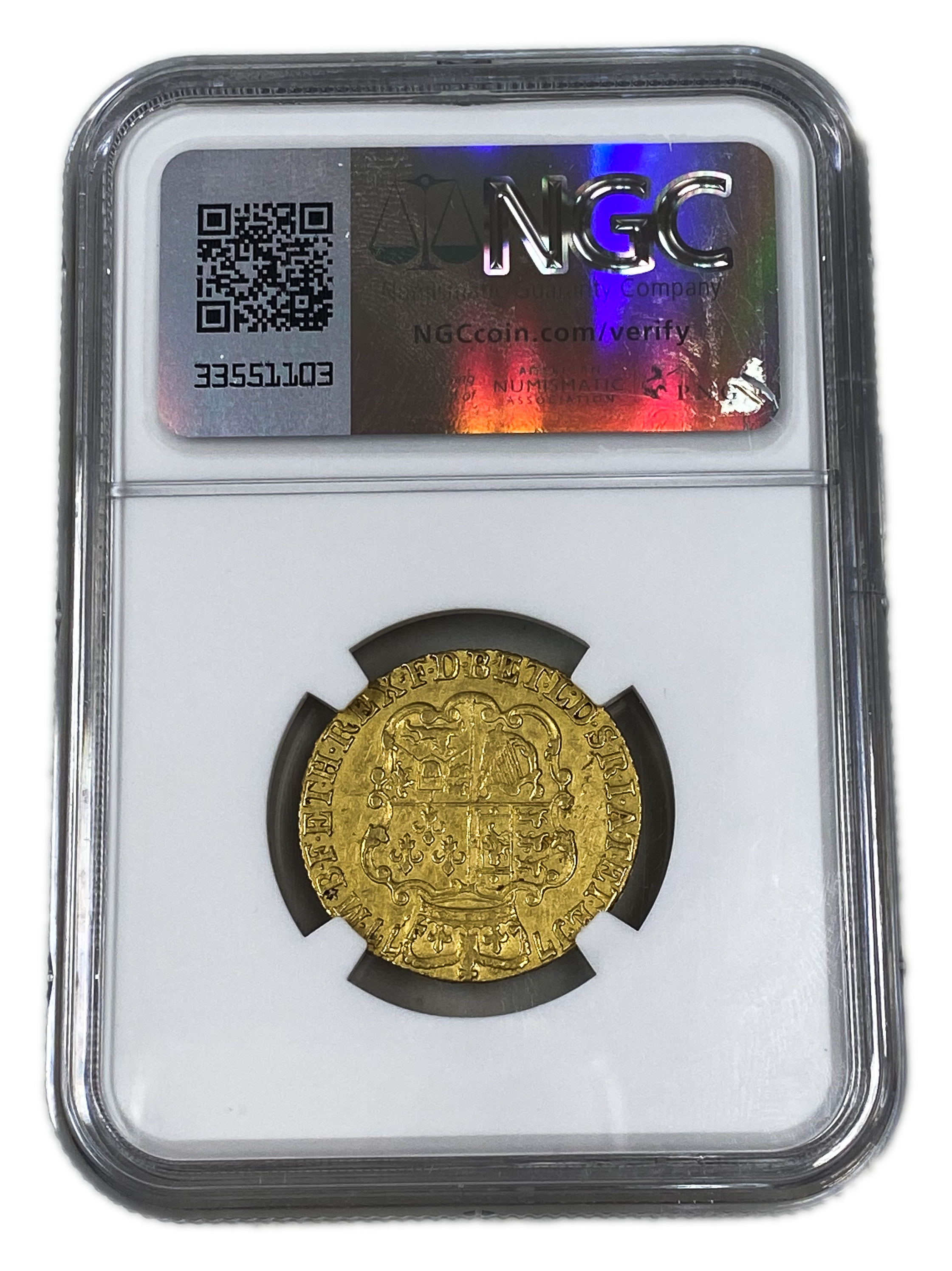 England (Great Britain) - 1 Guinea 1777 - NGC AU DETAILS - George III 4th portrait - Gold 917, 8.4g - 1 3