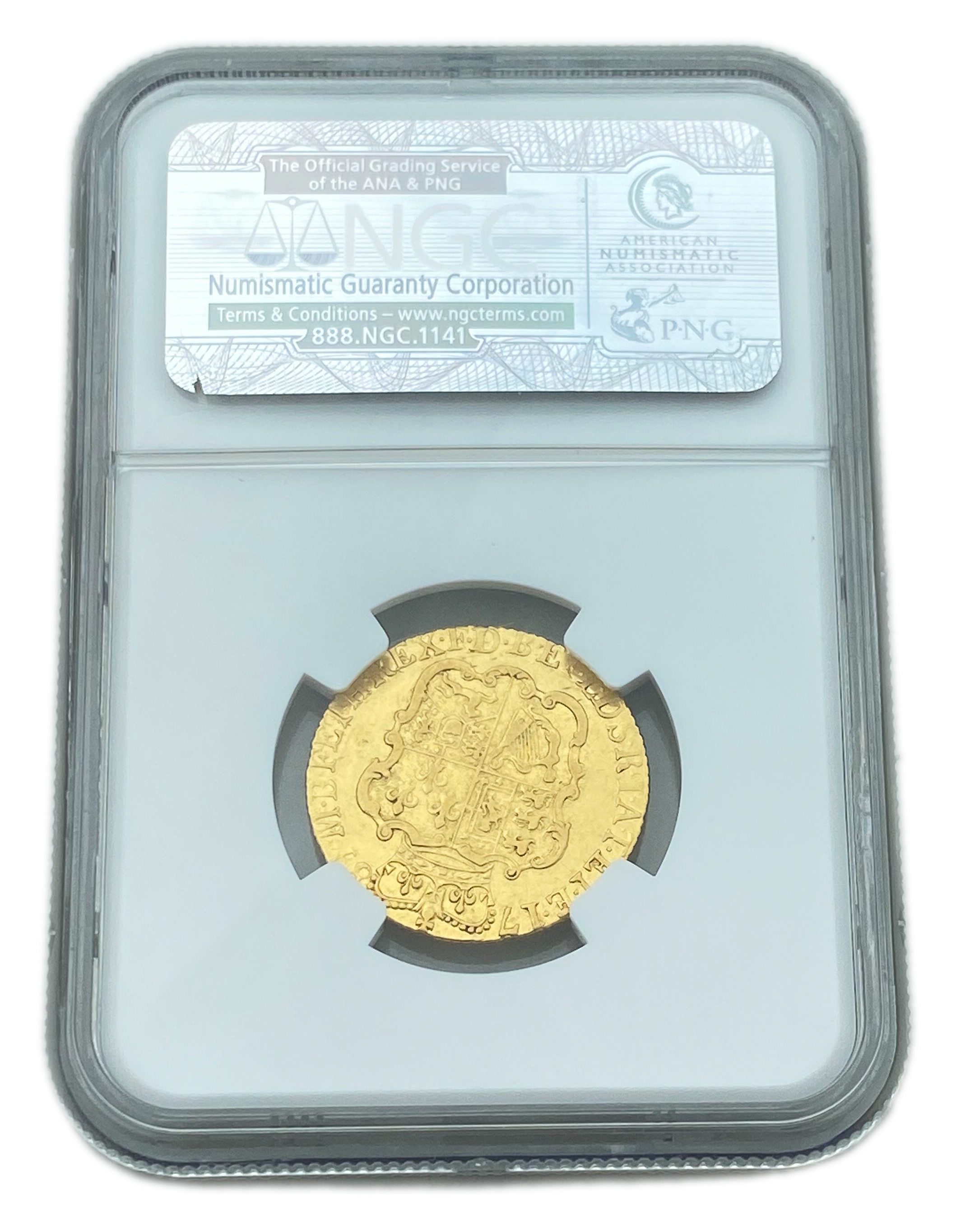 England (Great Britain) - 1 Guinea 1784 - NGC XF 40 - George III 4th portrait - Gold 917, 8.4g - 1 3