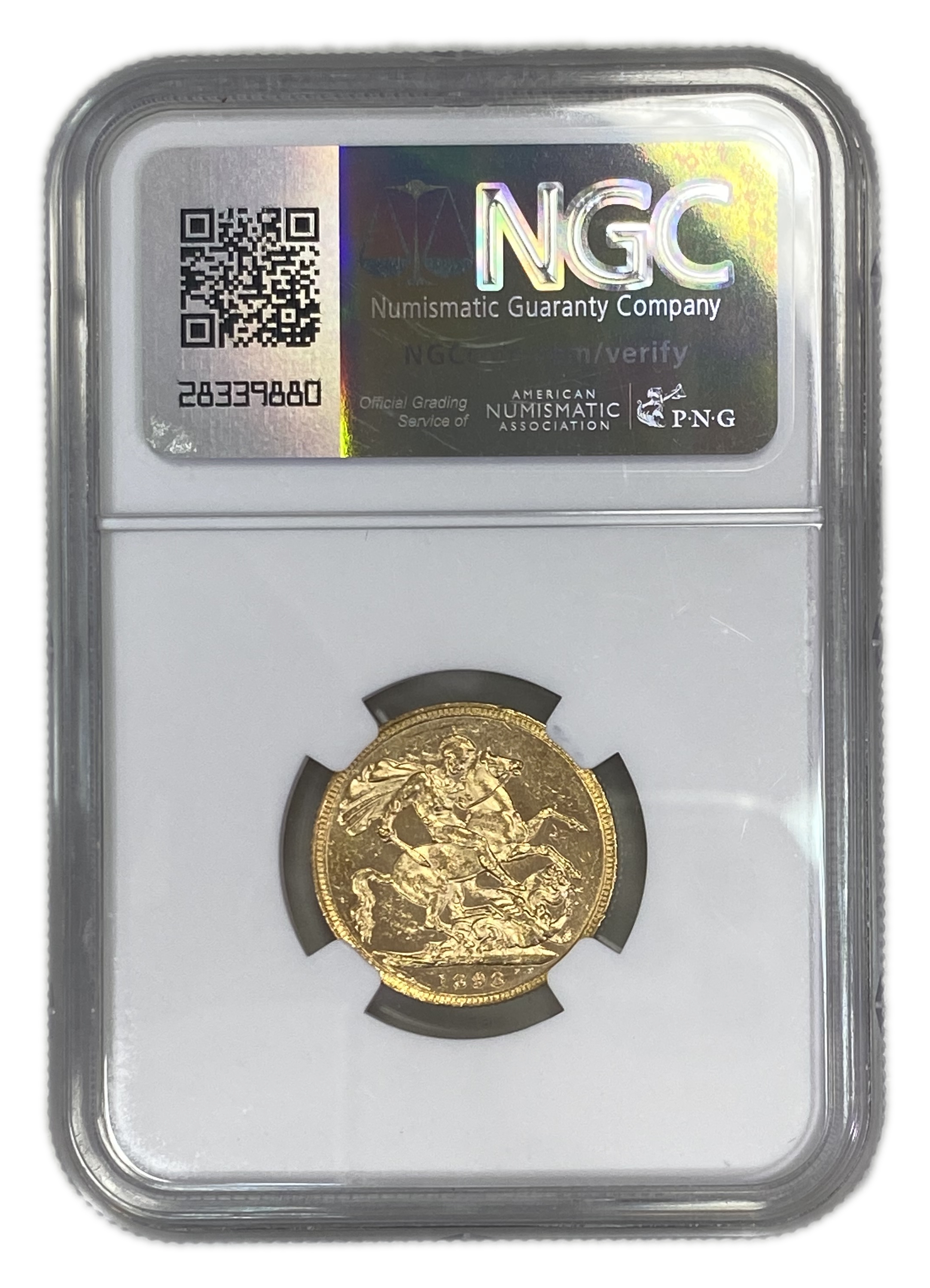 England (Great Britain) – Australia Melbourne – 1 Sovereign 1898 M – Victoria – NGC MS 61 - Gold 917, 7.988g - 1 1