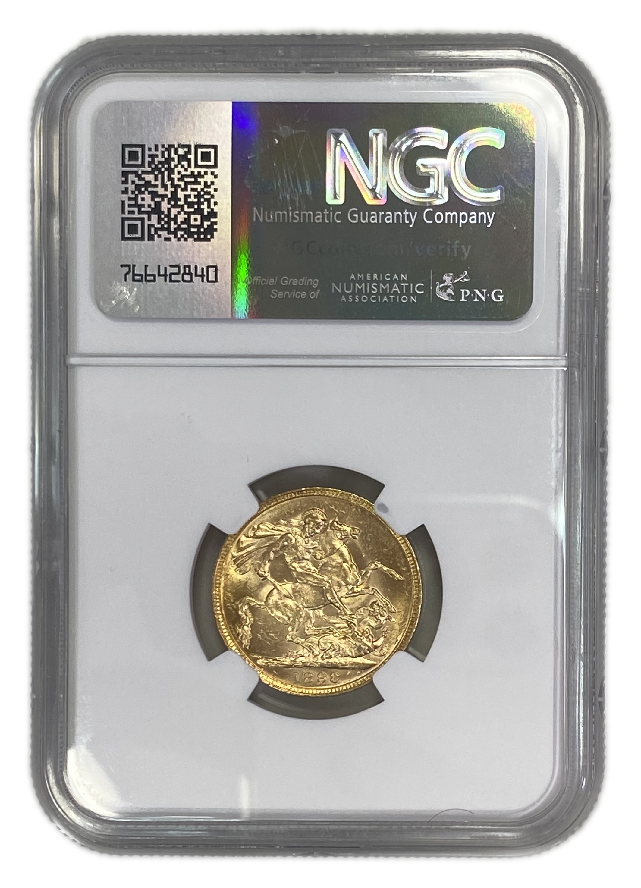 England (Great Britain) – Australia Melbourne – 1 Sovereign 1898 M – Victoria – NGC MS 61 - Gold 917, 7.988g - 1 1