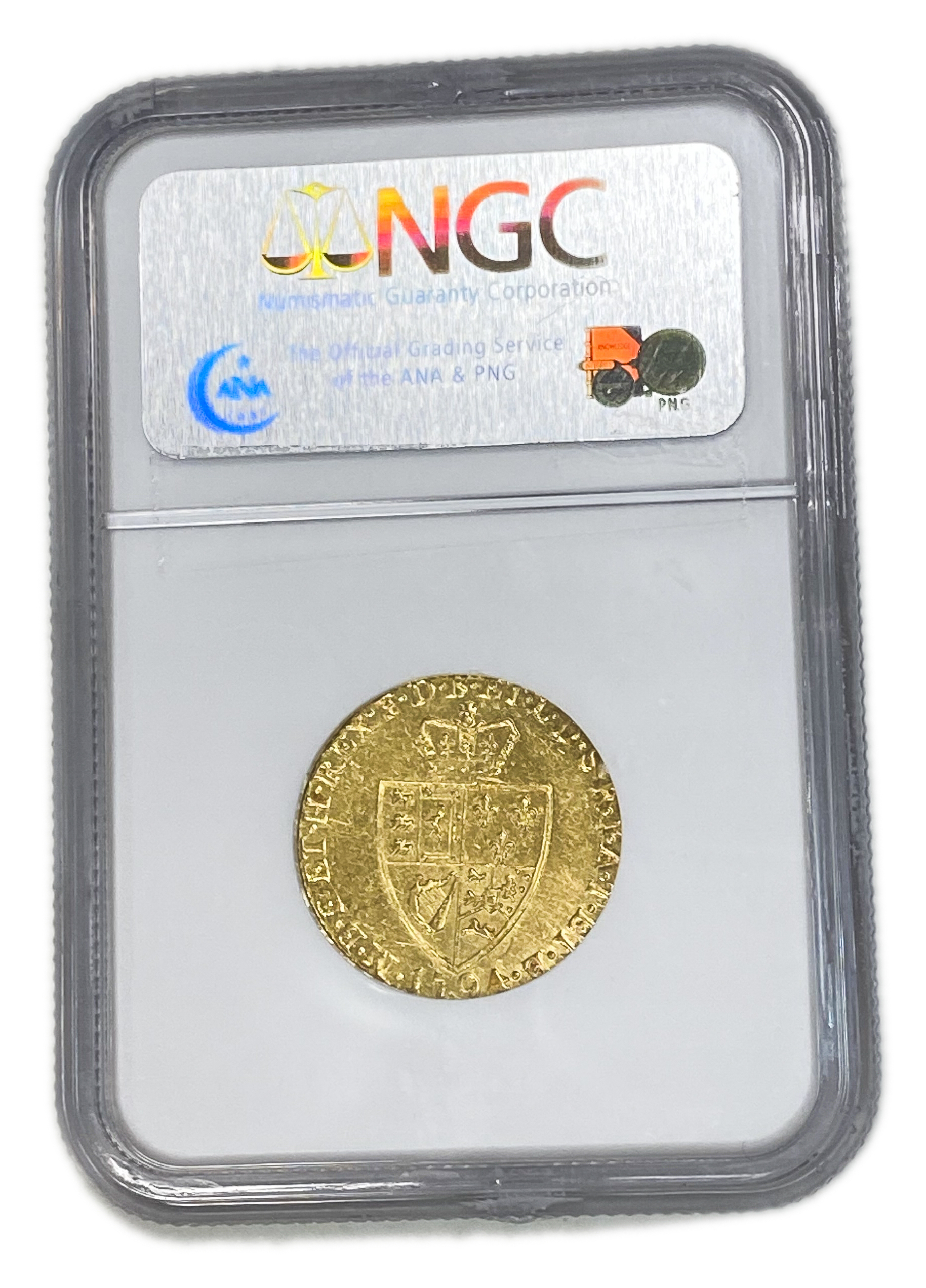 England (Great Britain) - 1 Guinea 1794 - NGC AU 58 - George III 5th portrait; 'Spade' Guinea - Gold 917, 8.35g - 1 3