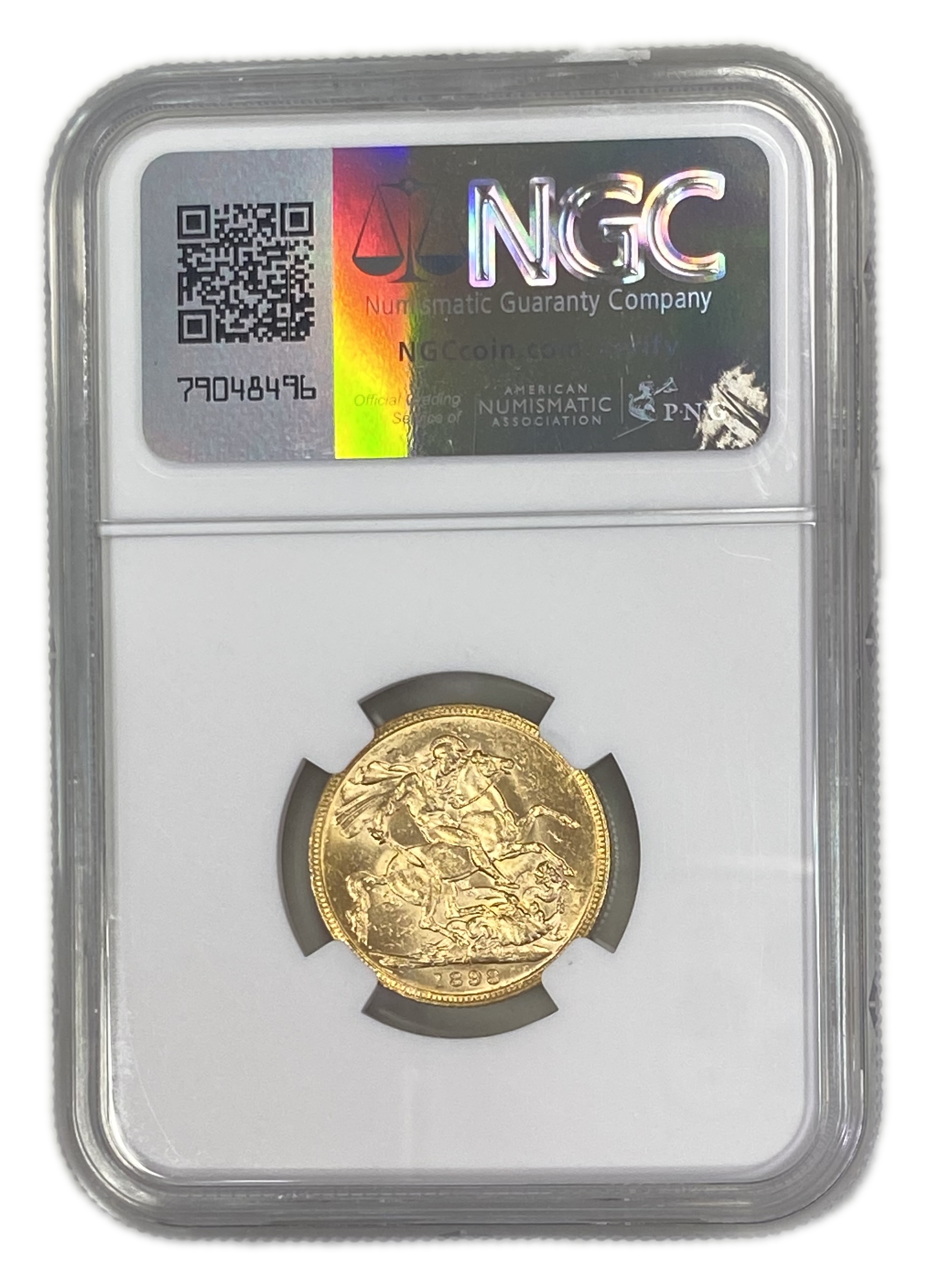 England (Great Britain) – Australia Melbourne – 1 Sovereign 1898 M – Victoria – NGC MS 61 - Gold 917, 7.988g - 1 1