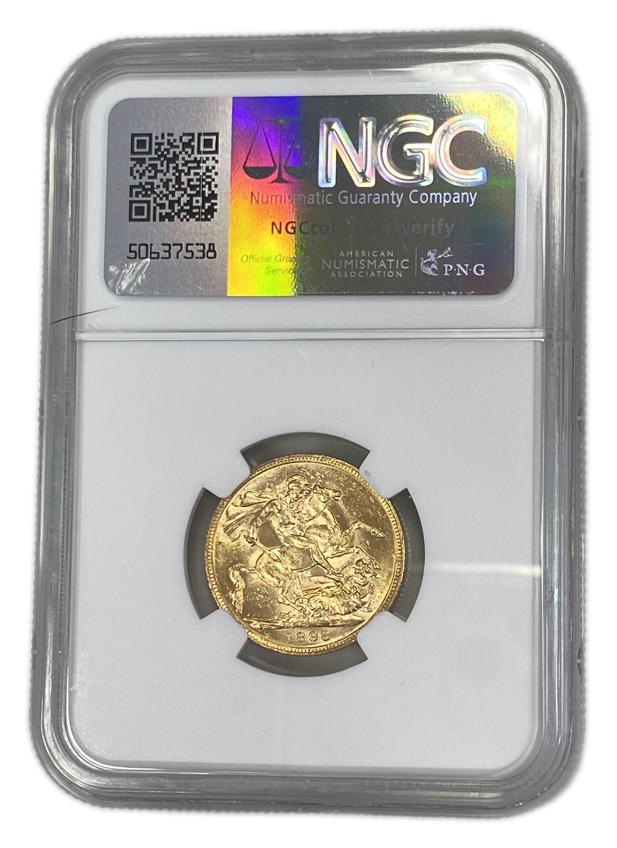 England (Great Britain) – Australia Melbourne – 1 Sovereign 1898 M – Victoria – NGC MS 61 - Gold 917, 7.988g - 1 1