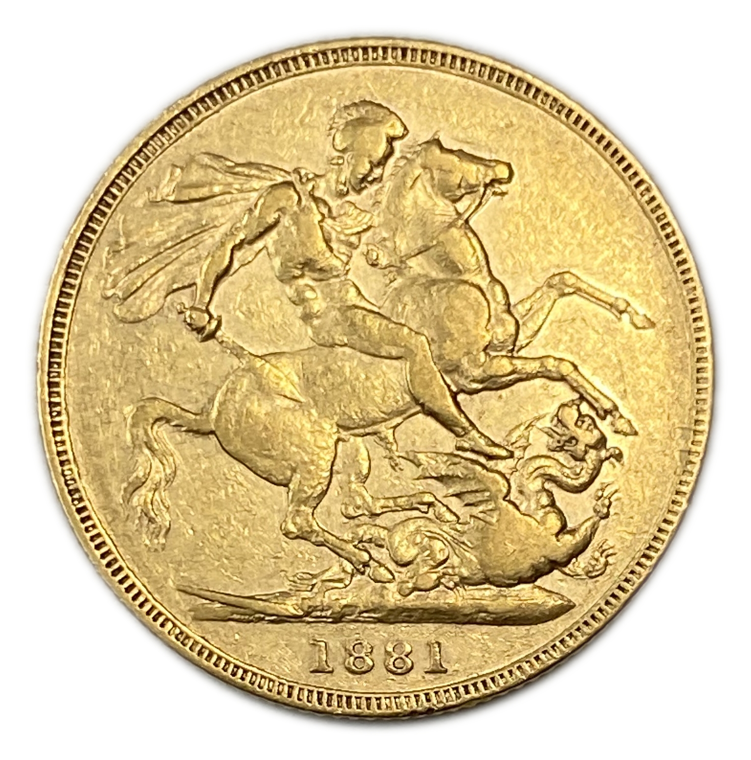 England (Great Britain) – Australia Melbourne – 1 Sovereign 1881 M – Victoria – XF condition - Gold 917, 7.988g