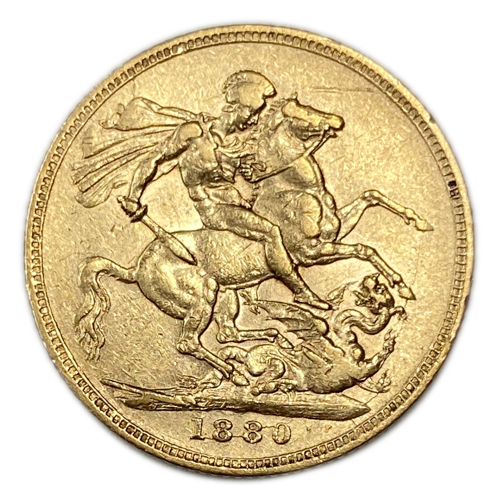 England (Great Britain) – Australia Sydney – 1 Sovereign 1880 S – Victoria – XF condition - Gold 917, 7.988g