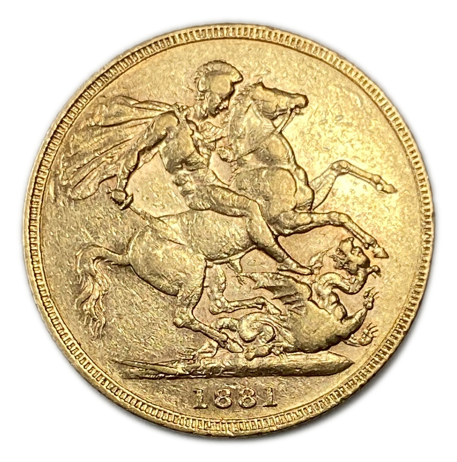 England (Great Britain) – Australia Melbourne – 1 Sovereign 1881 M – Victoria – XF condition - Gold 917, 7.988g - 1 0
