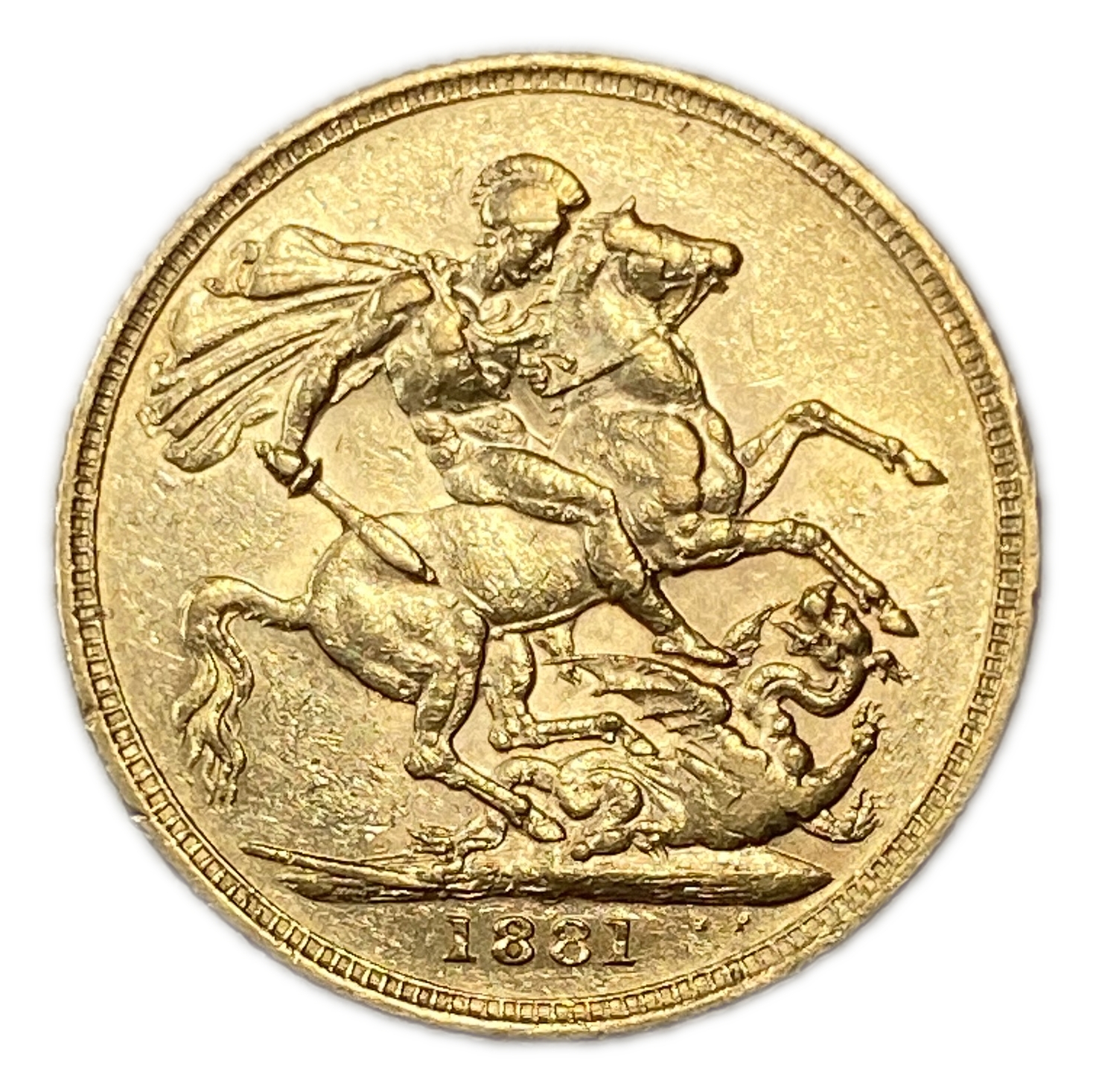 England (Great Britain) – Australia Melbourne – 1 Sovereign 1881 M – Victoria – XF condition - Gold 917, 7.988g - 1 0