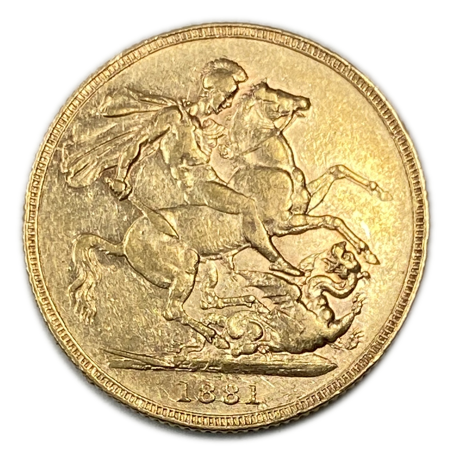 England (Great Britain) – Australia Sydney – 1 Sovereign 1881 S – Victoria – XF condition - Gold 917, 7.988g - 1 0
