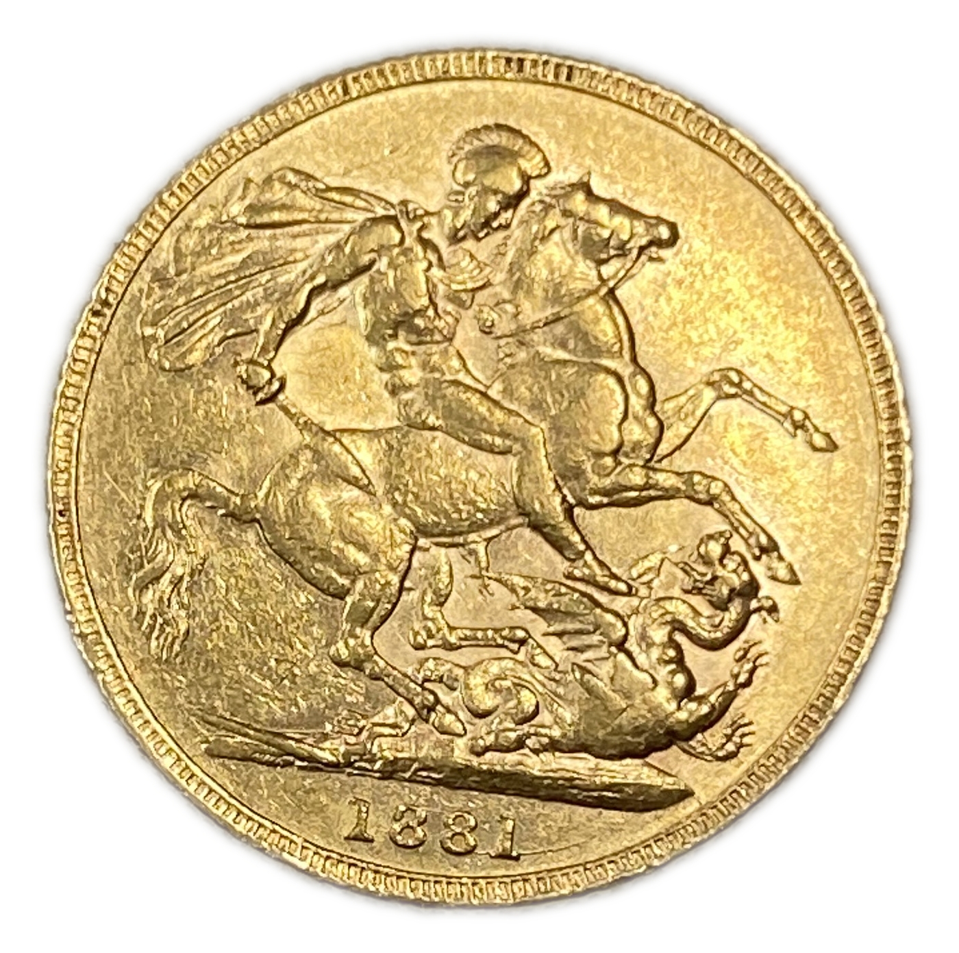 England (Great Britain) – Australia Sydney – 1 Sovereign 1881 S – Victoria – XF condition - Gold 917, 7.988g - 1 0