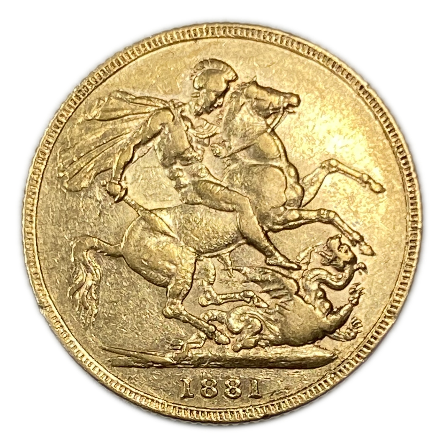 England (Great Britain) – Australia Sydney – 1 Sovereign 1881 S – Victoria – XF condition - Gold 917, 7.988g - 1 0