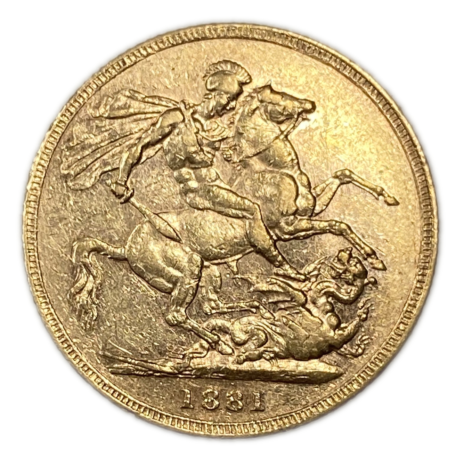 England (Great Britain) – Australia Sydney – 1 Sovereign 1881 S – Victoria – XF condition - Gold 917, 7.988g - 1 0