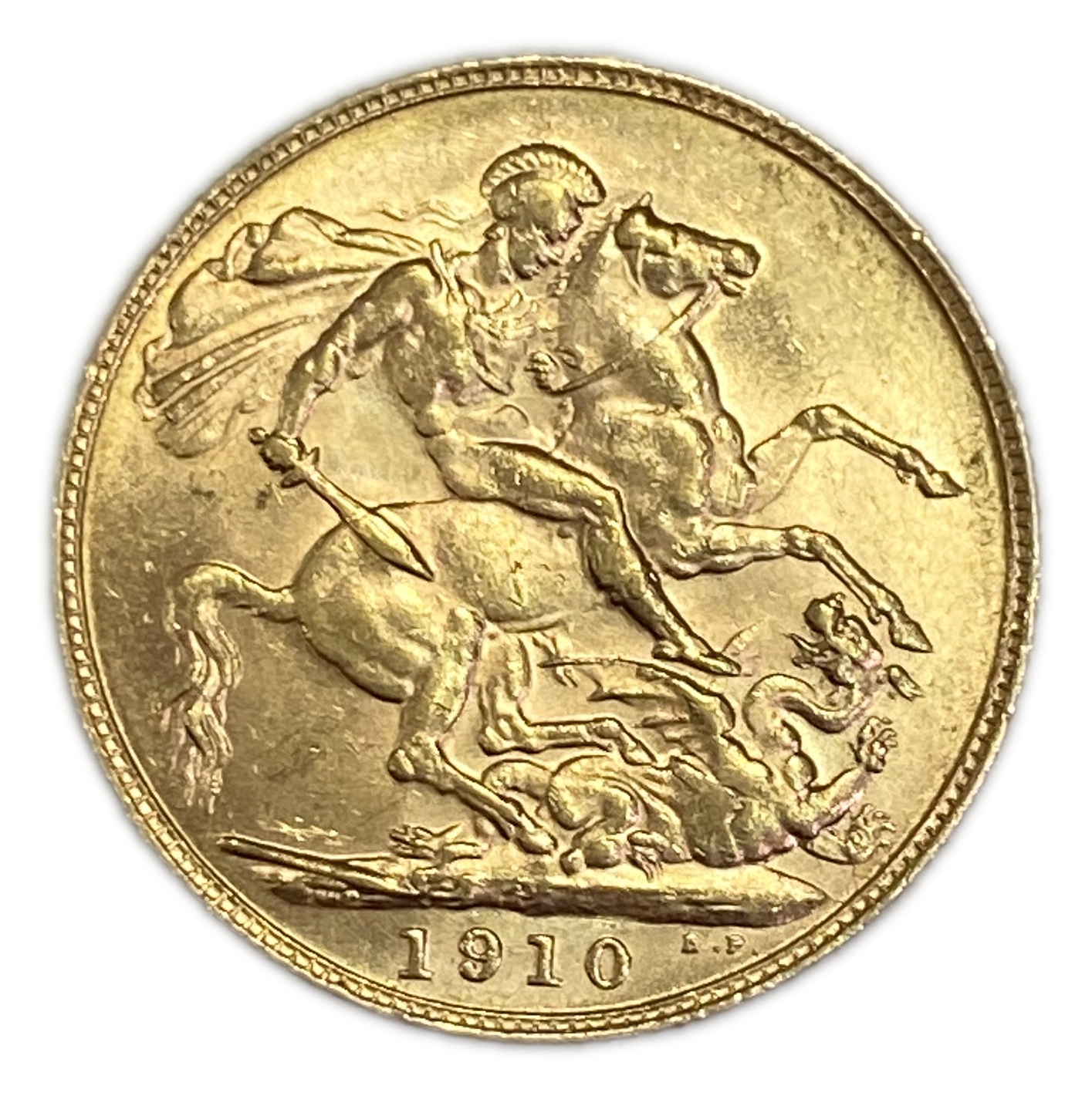 England (Great Britain) – Australia Perth – 1 Sovereign 1910 P – Edward VII – XF Condition - Gold 917, 7.988g - 1 0
