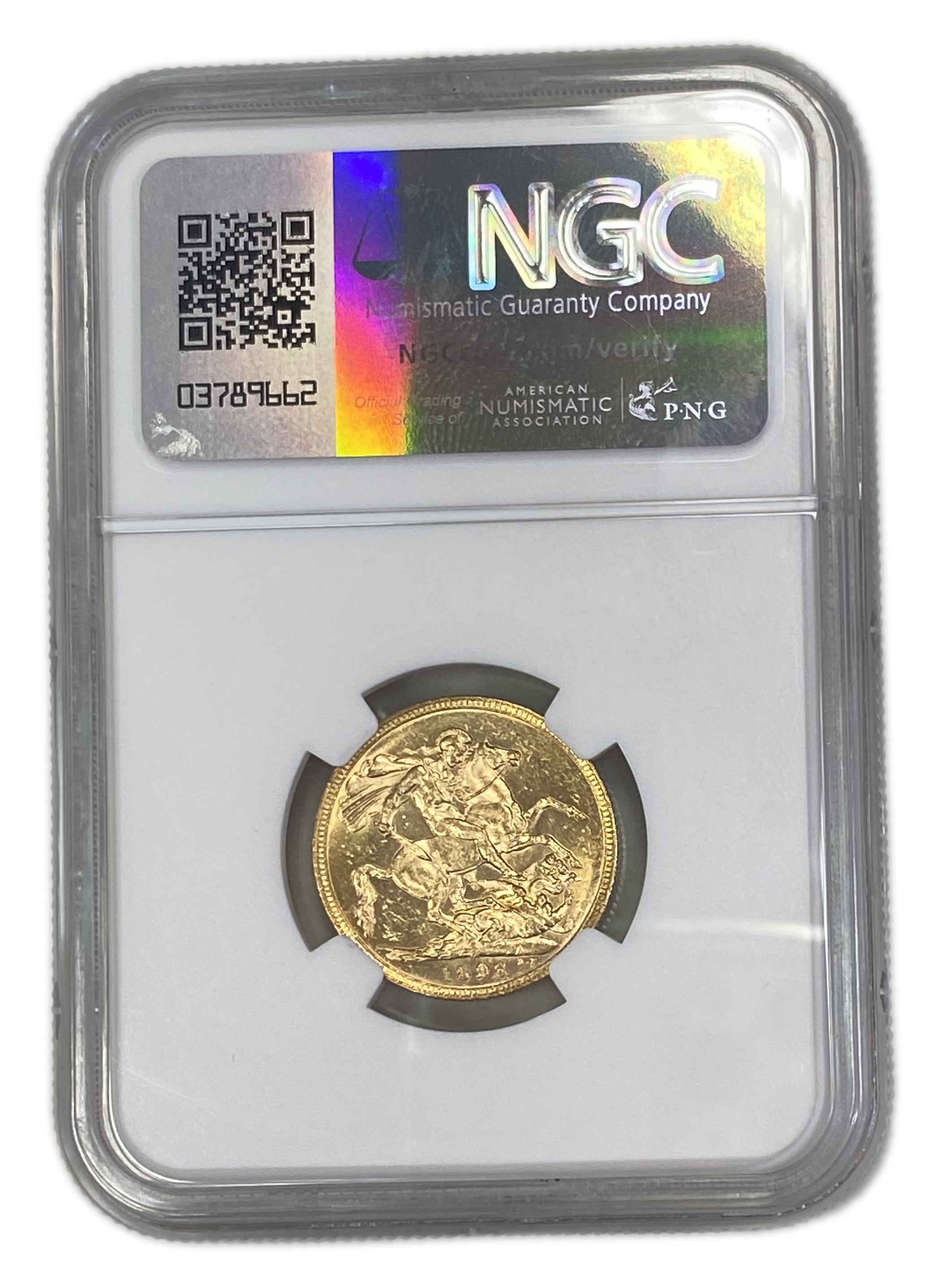 England (Great Britain) – Australia Melbourne – 1 Sovereign 1898 M – Victoria – NGC MS 60 - Gold 917, 7.988g - 1 1