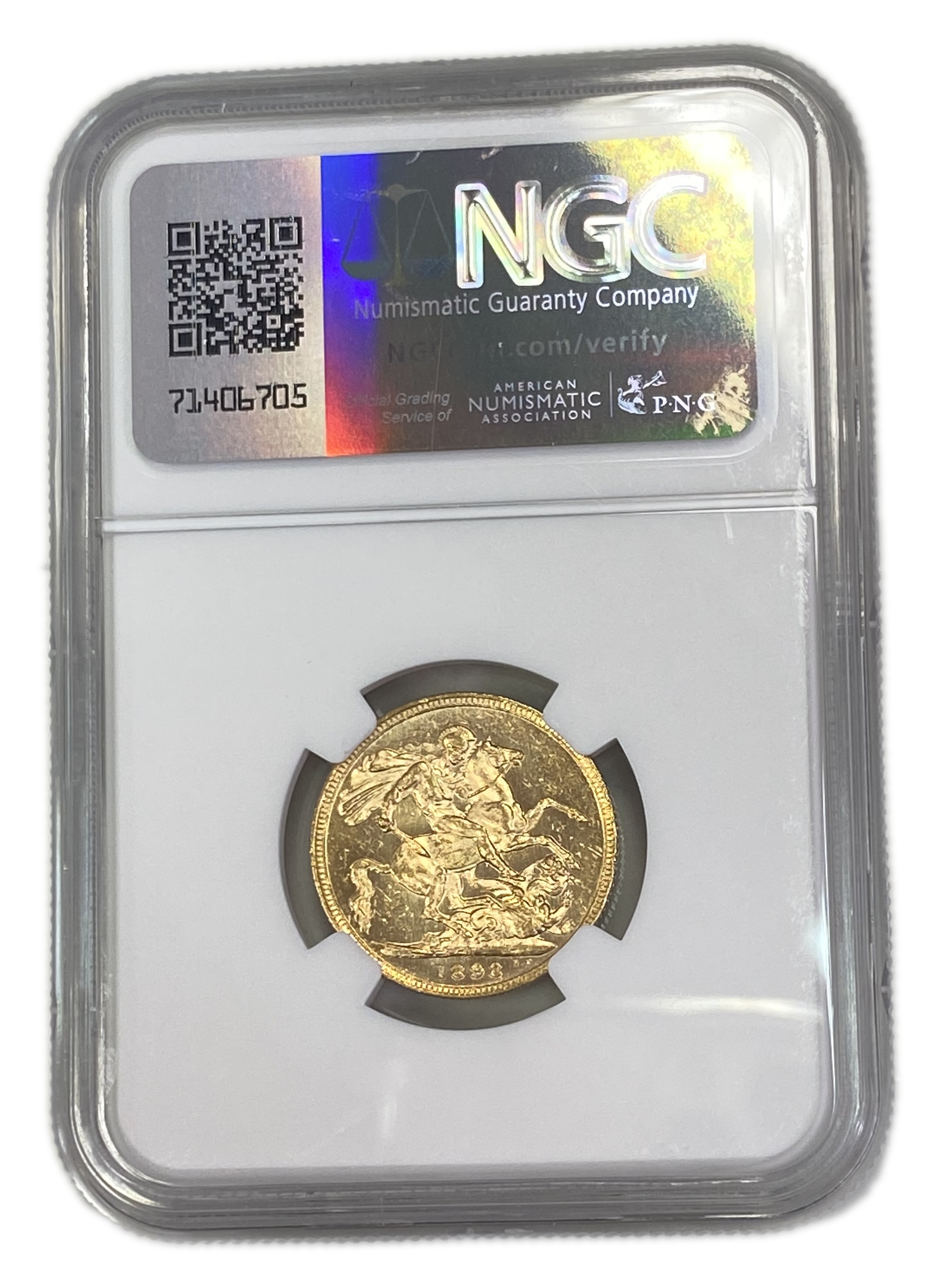 England (Great Britain) – Australia Melbourne – 1 Sovereign 1898 M – Victoria – NGC AU 58 - Gold 917, 7.988g - 1 1