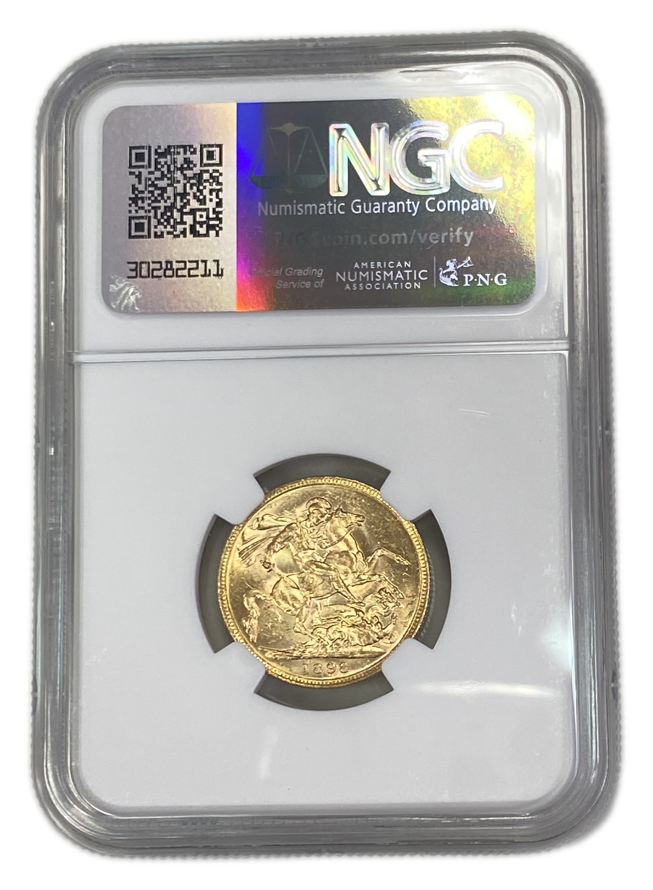 England (Great Britain) – Australia Melbourne – 1 Sovereign 1898 M – Victoria – NGC AU 58 - Gold 917, 7.988g - 1 1