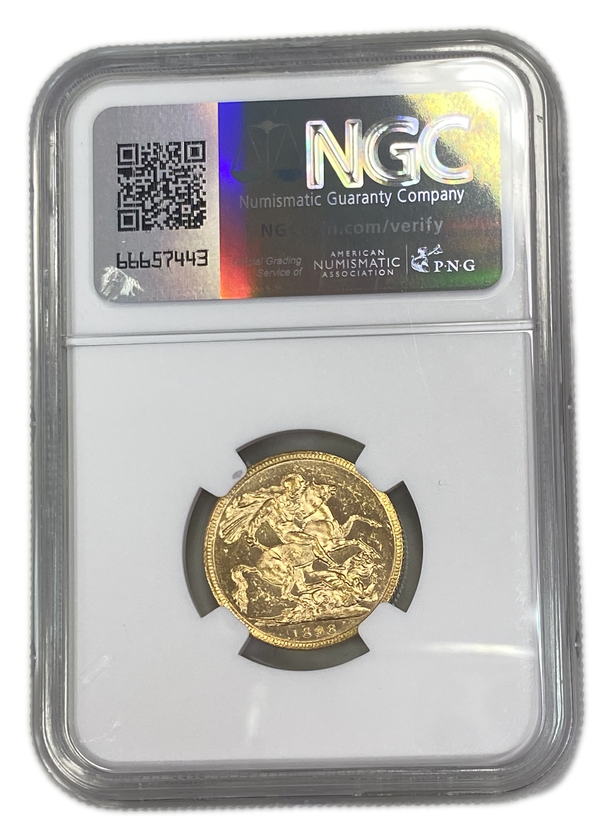 England (Great Britain) – Australia Melbourne – 1 Sovereign 1898 M – Victoria – NGC AU 58 - Gold 917, 7.988g - 1 1