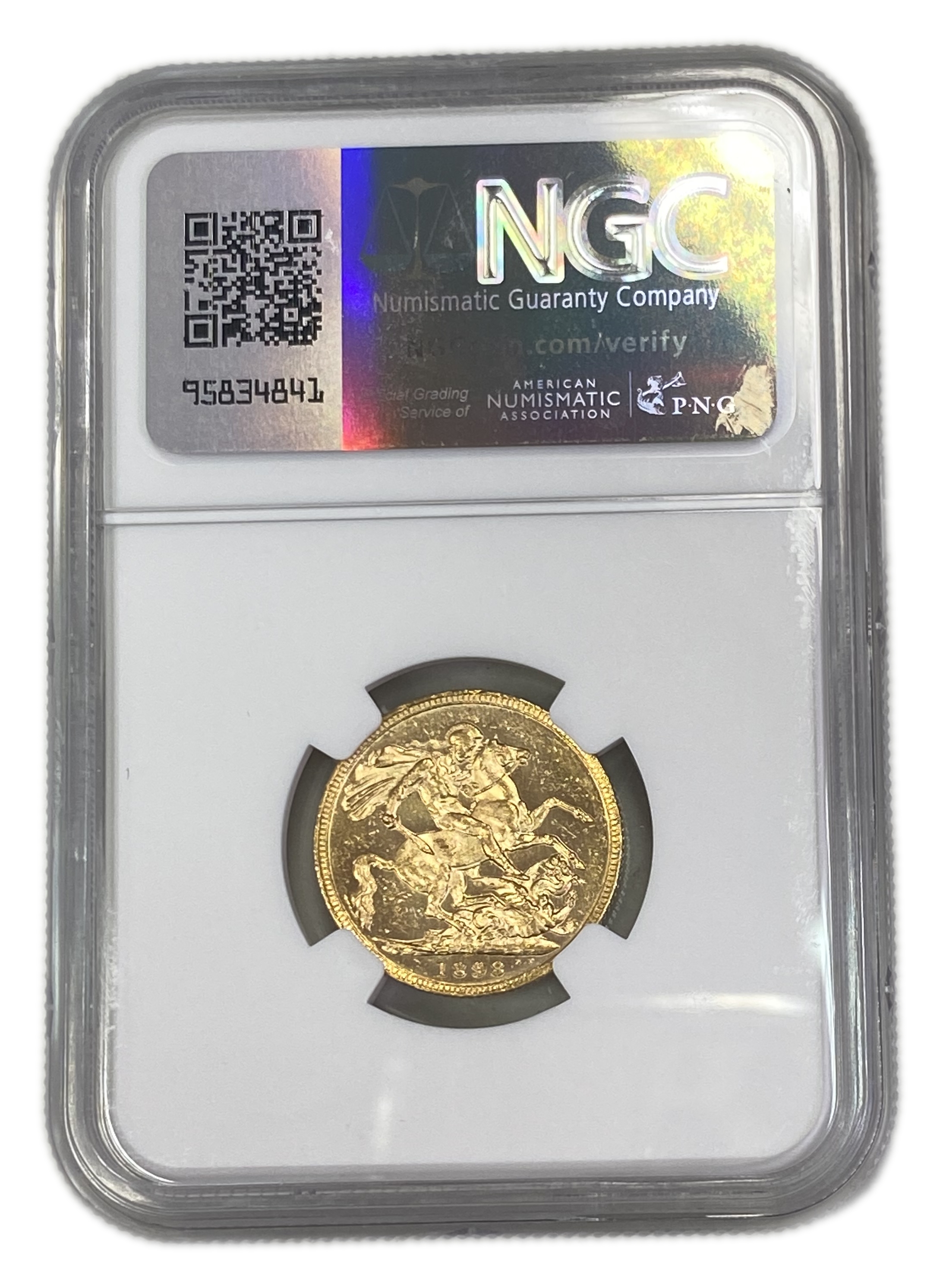 England (Great Britain) – Australia Melbourne – 1 Sovereign 1898 M – Victoria – NGC AU 58 - Gold 917, 7.988g - 1 1