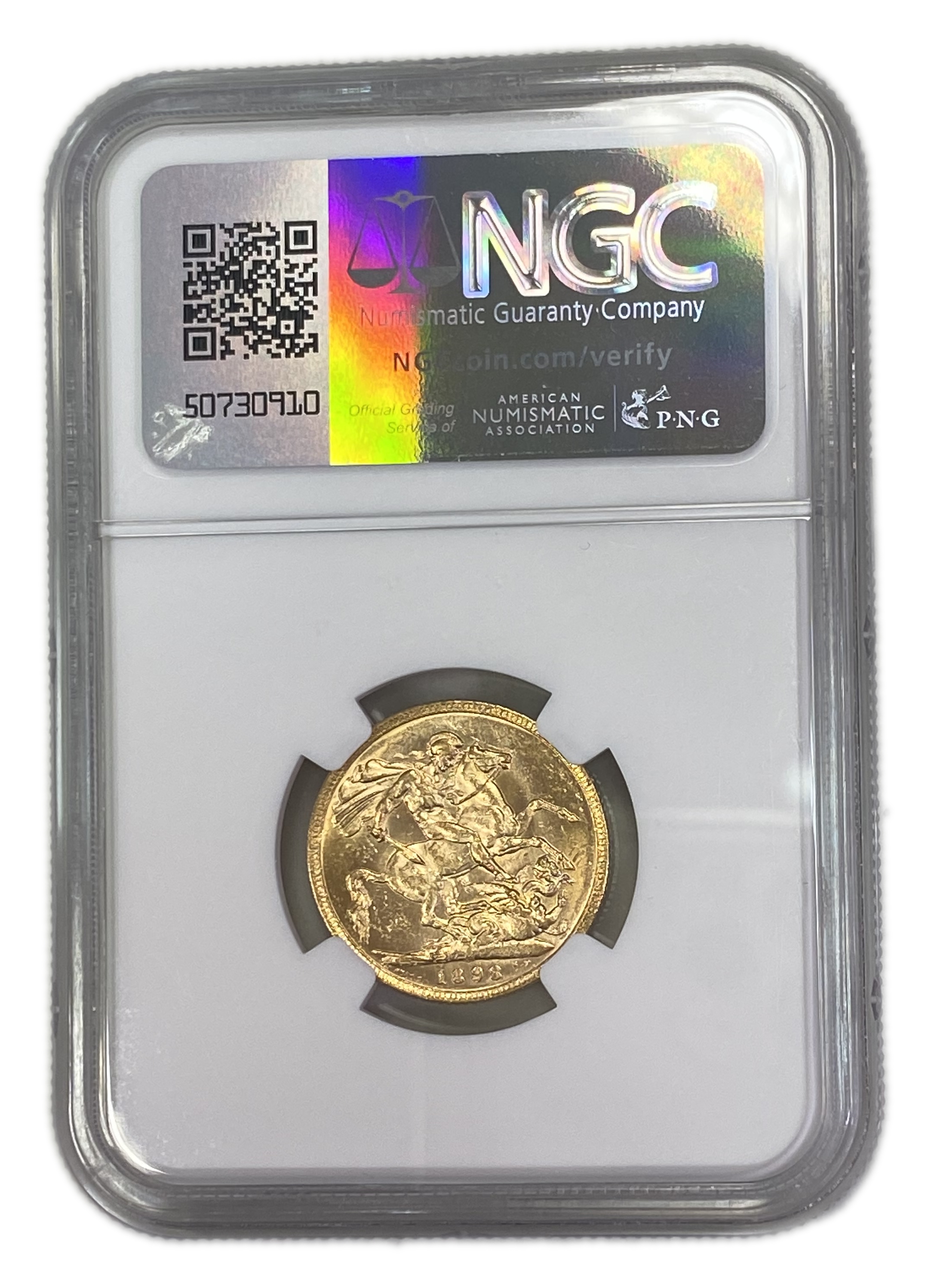 England (Great Britain) – Australia Melbourne – 1 Sovereign 1898 M – Victoria – NGC AU 58 - Gold 917, 7.988g - 1 1