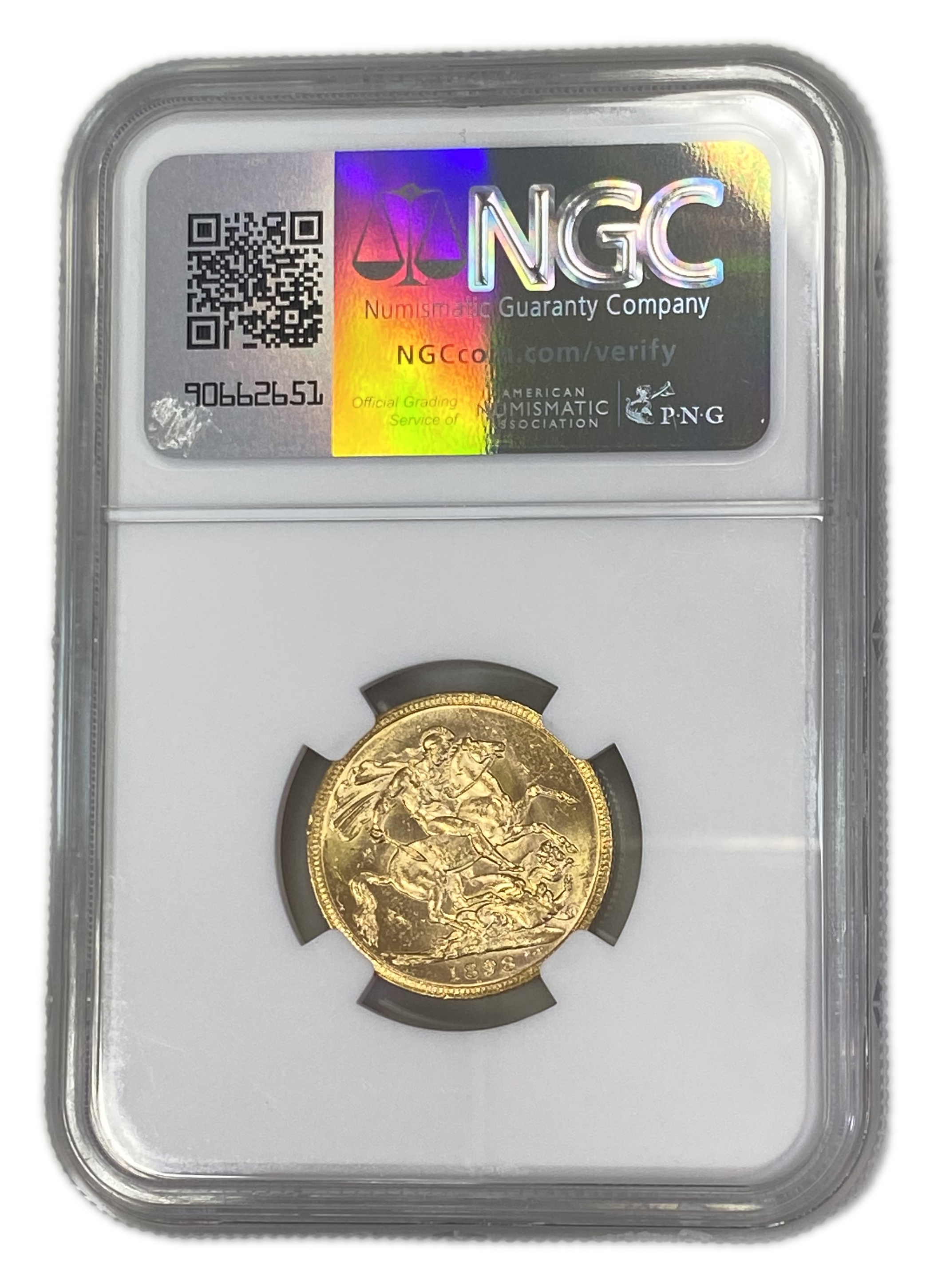 England (Great Britain) – Australia Melbourne – 1 Sovereign 1898 M – Victoria – NGC AU 58 - Gold 917, 7.988g - 1 1