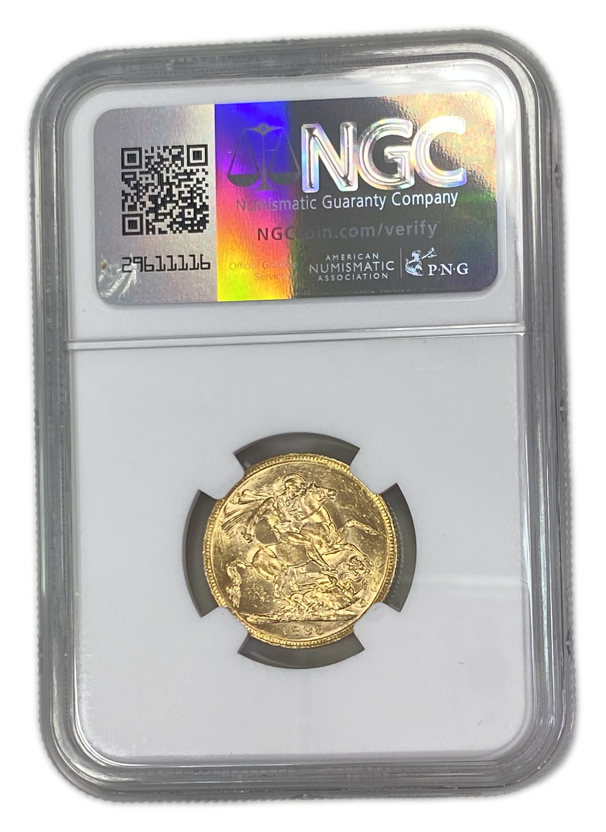 England (Great Britain) – Australia Melbourne – 1 Sovereign 1898 M – Victoria – NGC AU 58 - Gold 917, 7.988g - 1 1
