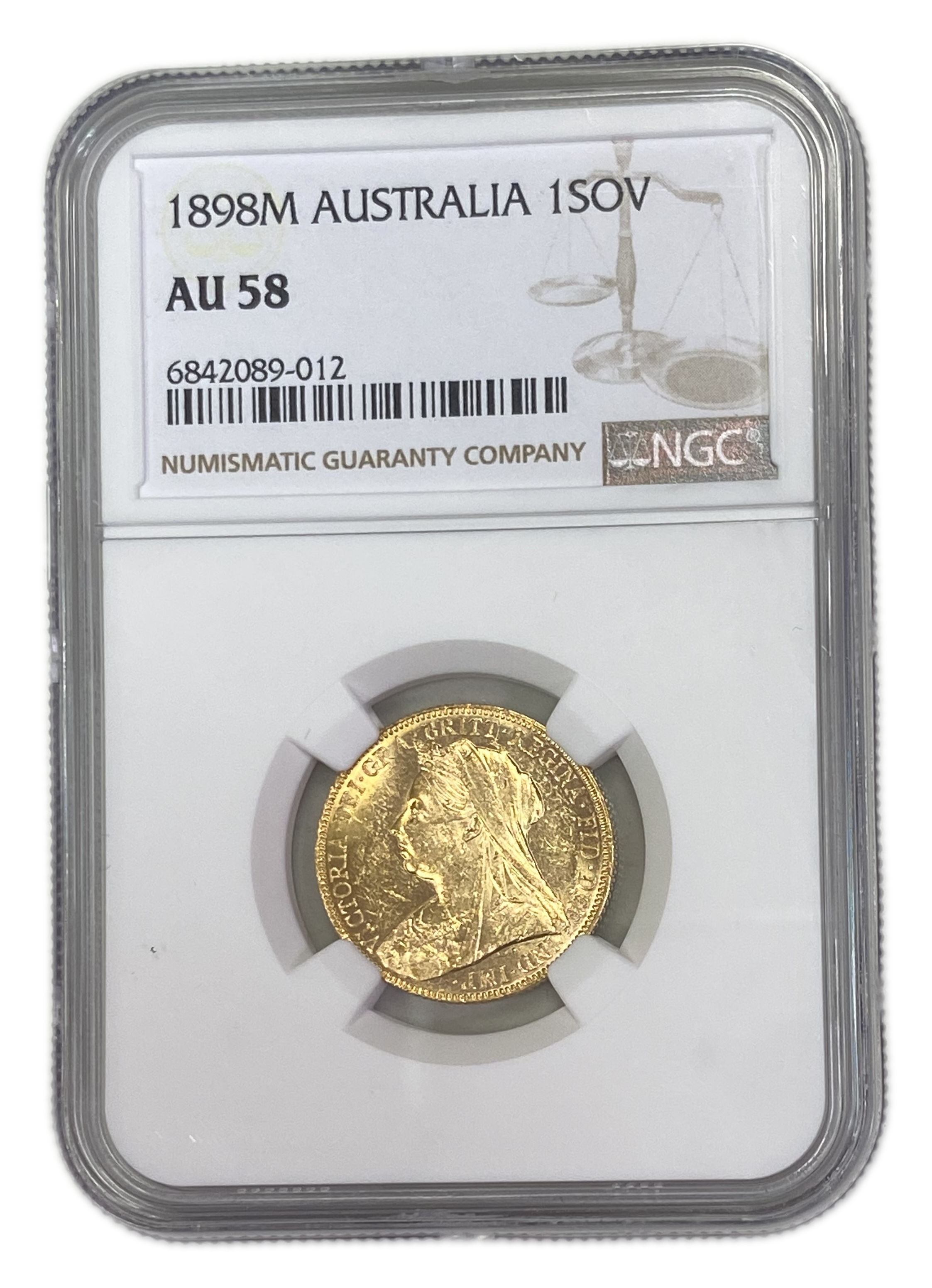 England (Great Britain) – Australia Melbourne – 1 Sovereign 1898 M – Victoria – NGC AU 58 - Gold 917, 7.988g - 1 0