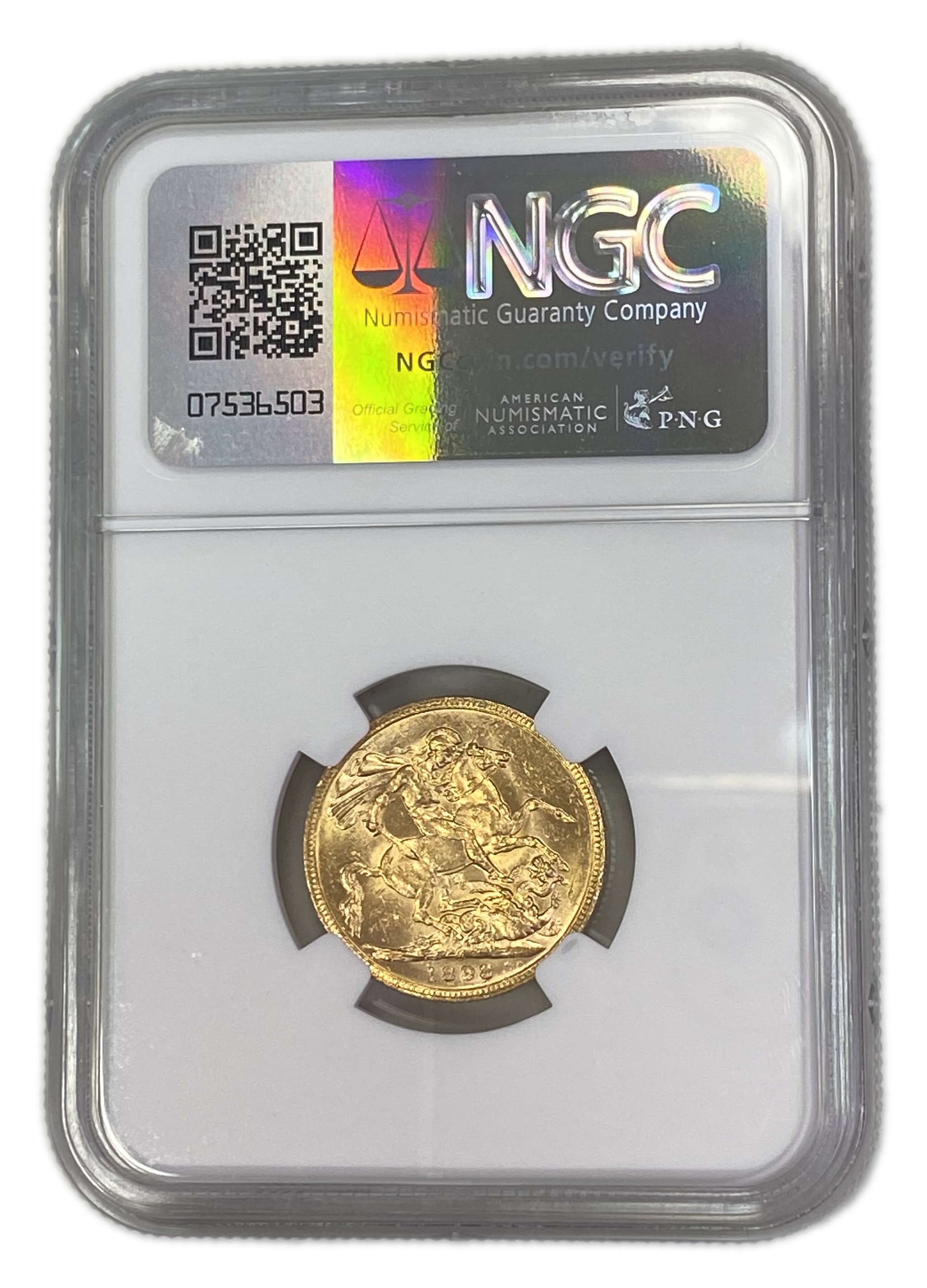 England (Great Britain) – Australia Melbourne – 1 Sovereign 1898 M – Victoria – NGC AU 58 - Gold 917, 7.988g - 1 1