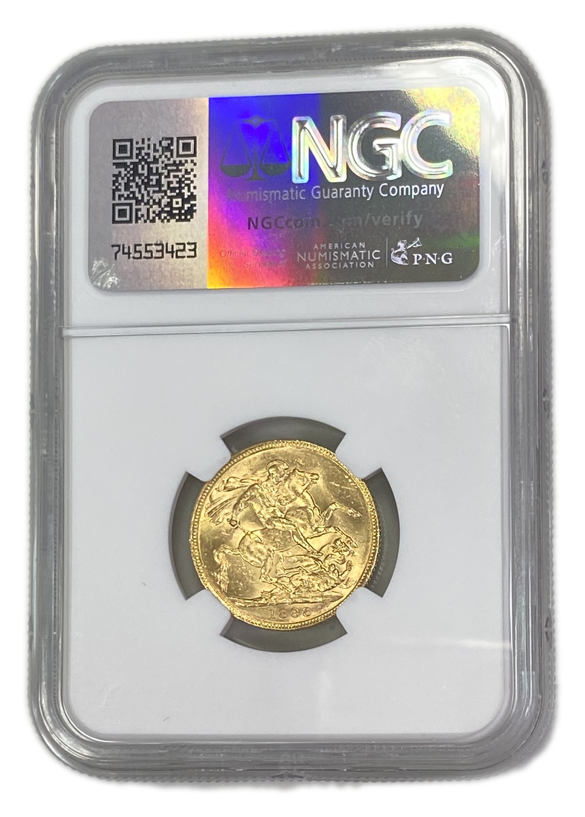 England (Great Britain) – Australia Melbourne – 1 Sovereign 1898 M – Victoria – NGC AU 58 - Gold 917, 7.988g - 1 1