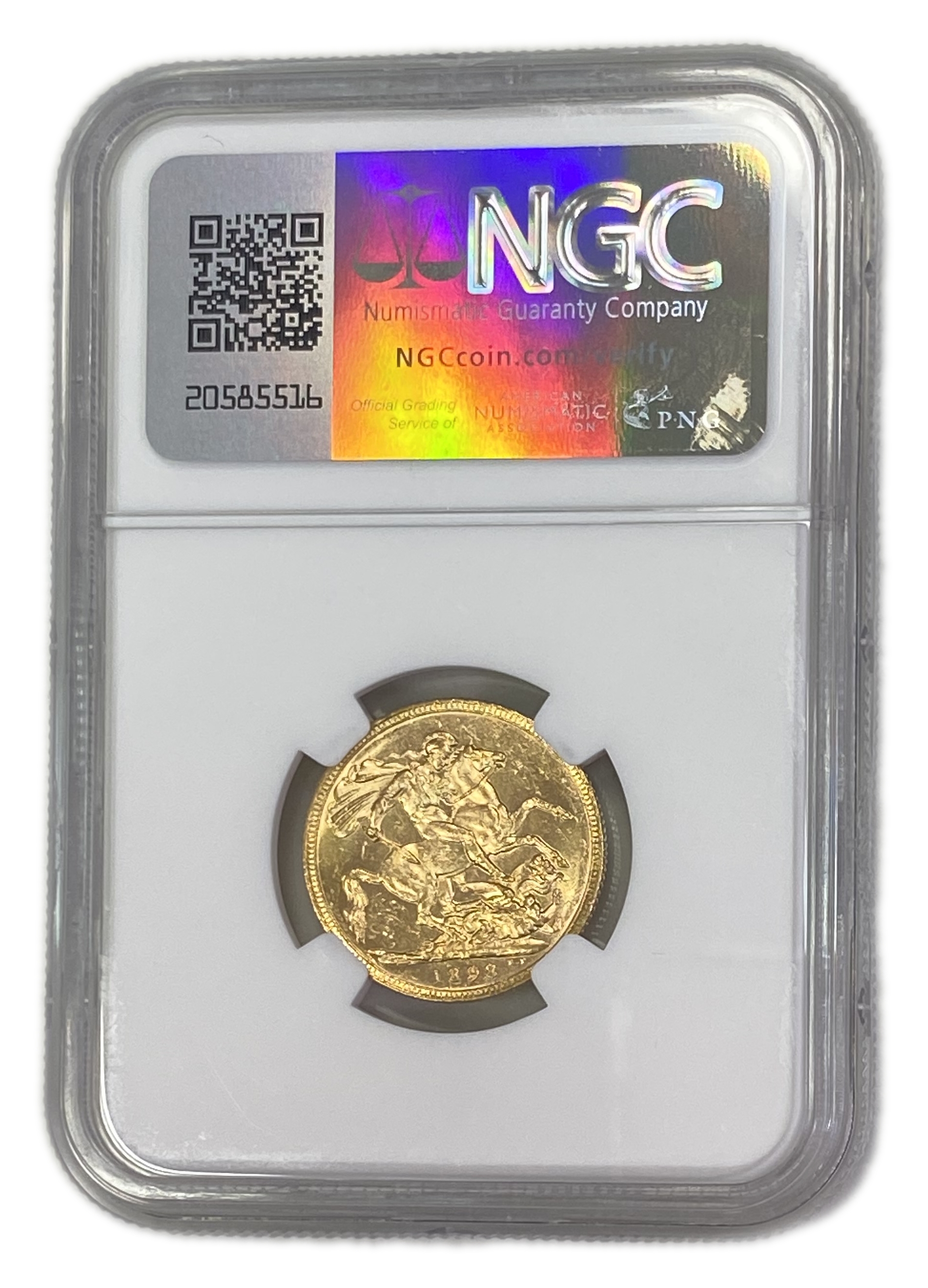 England (Great Britain) – Australia Melbourne – 1 Sovereign 1898 M – Victoria – NGC AU 58 - Gold 917, 7.988g - 1 1