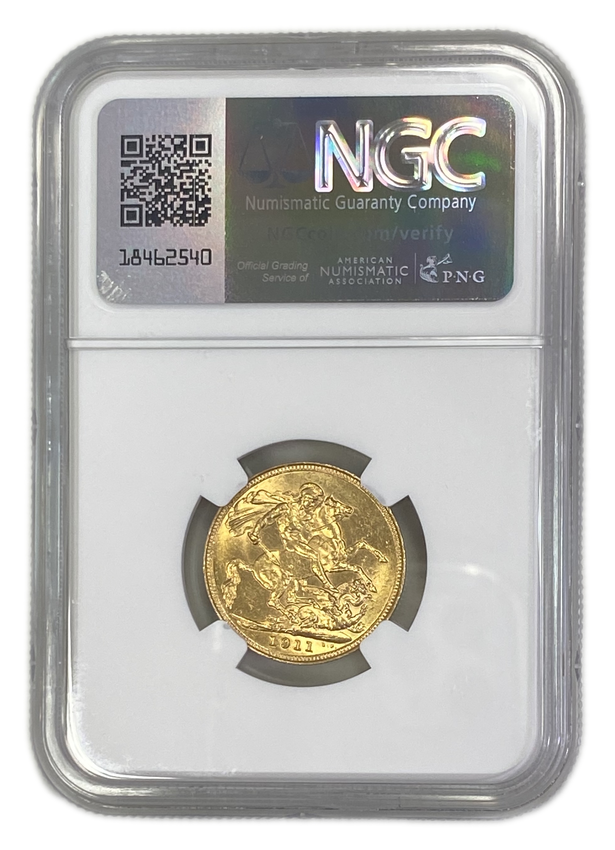 England (Great Britain) – Australia Sydney – 1 Sovereign 1911 S – Edward VII – NGC MS 61 - Gold 917, 7.988g - 1 1