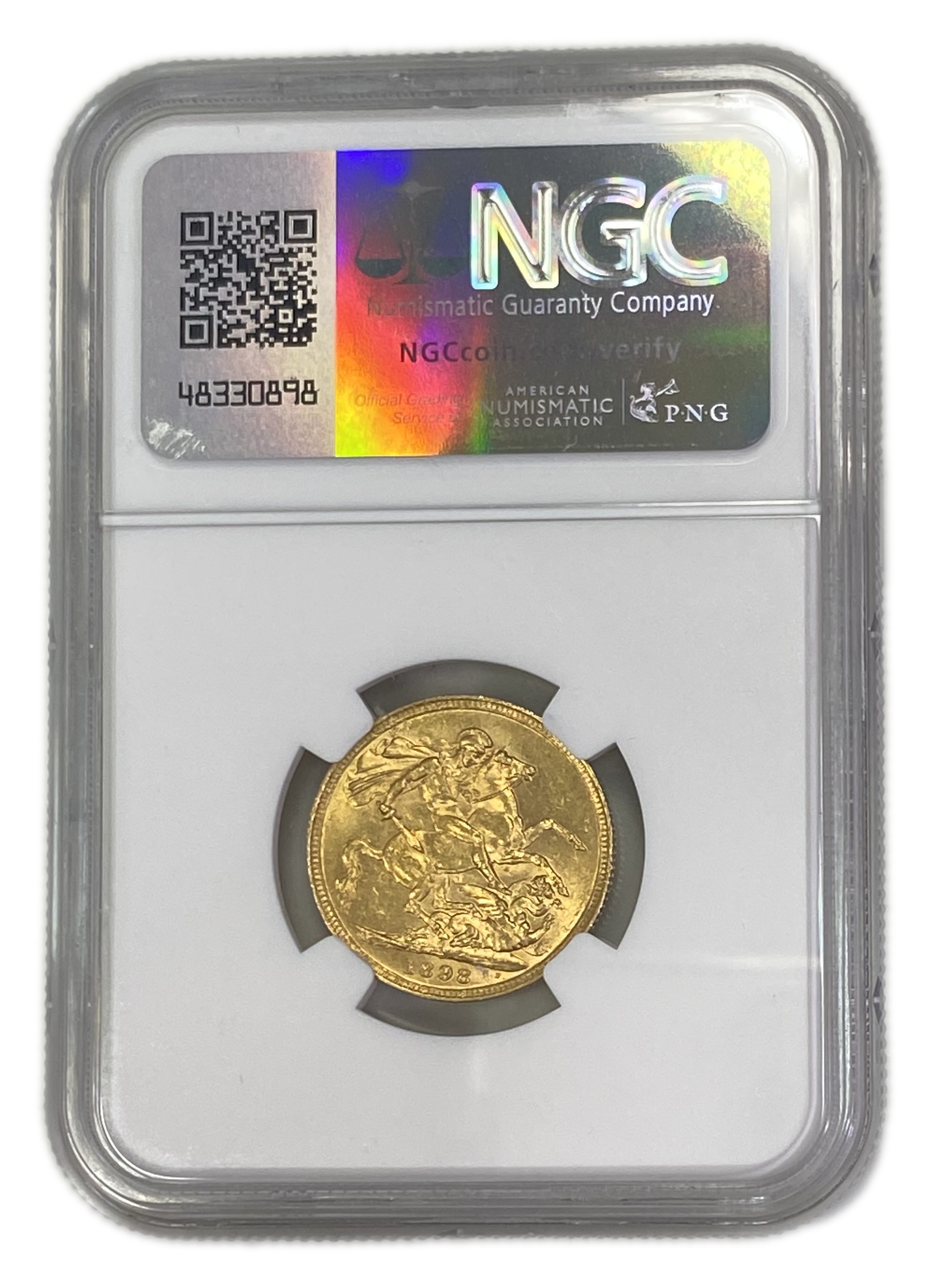 England (Great Britain) – Australia Sydney– 1 Sovereign 1898 S – Victoria – NGC AU 58 - Gold 917, 7.988g - 1 1