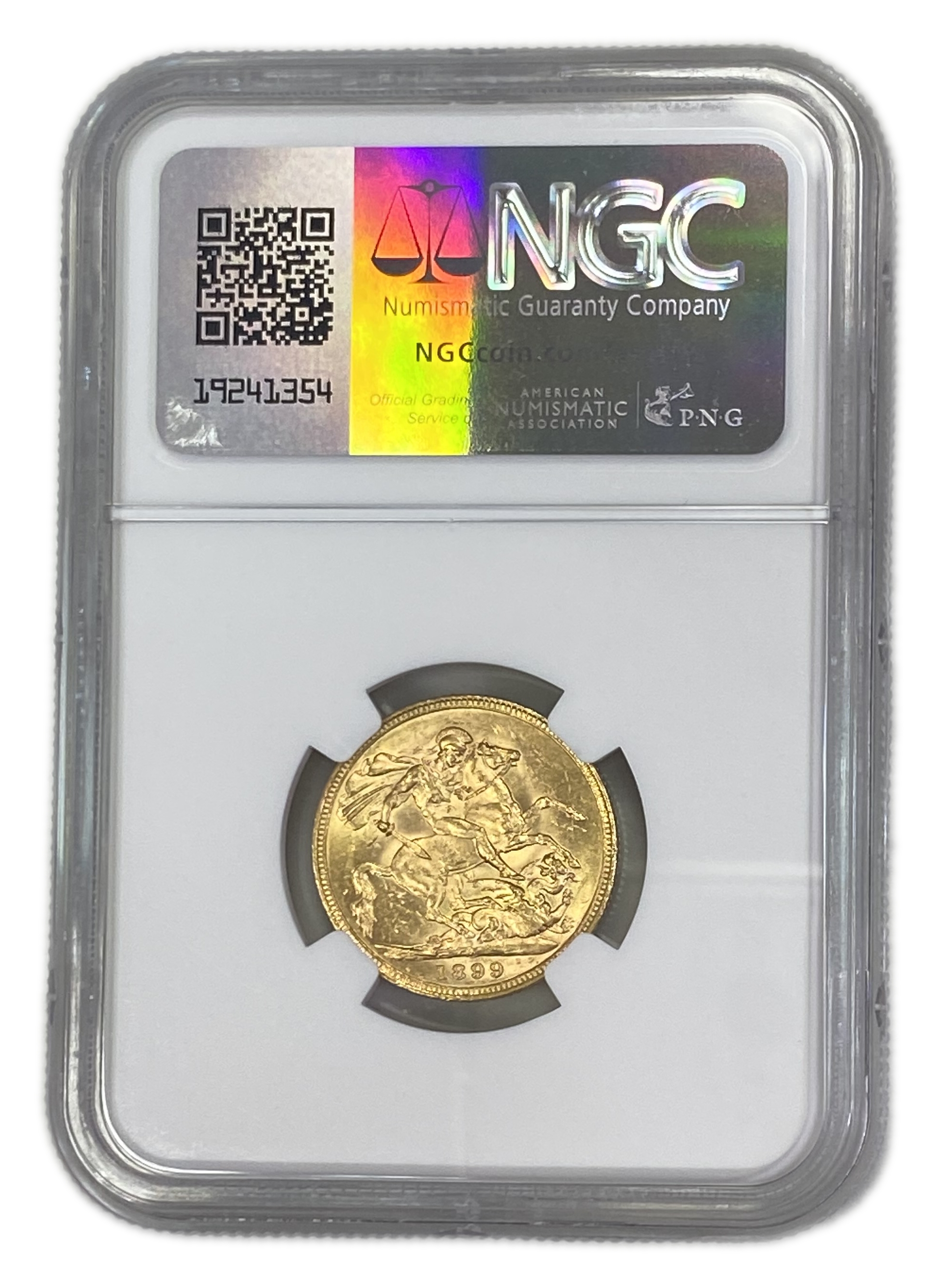 England (Great Britain) – Australia Melbourne – 1 Sovereign 1899 M – Victoria – NGC AU 58 - Gold 917, 7.988g - 1 1