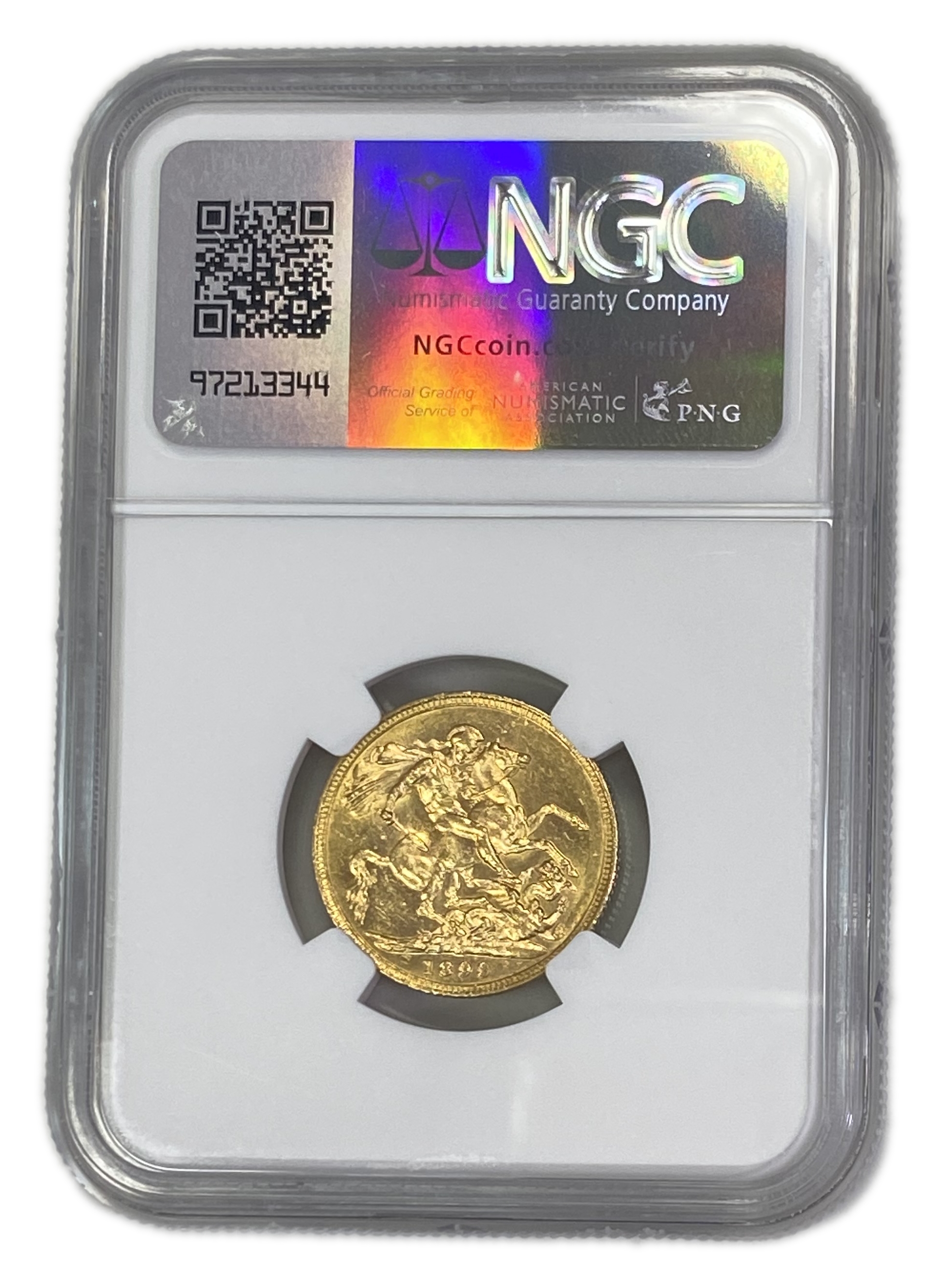 England (Great Britain) – Australia Melbourne – 1 Sovereign 1899 M – Victoria – NGC AU 58 - Gold 917, 7.988g - 1 1
