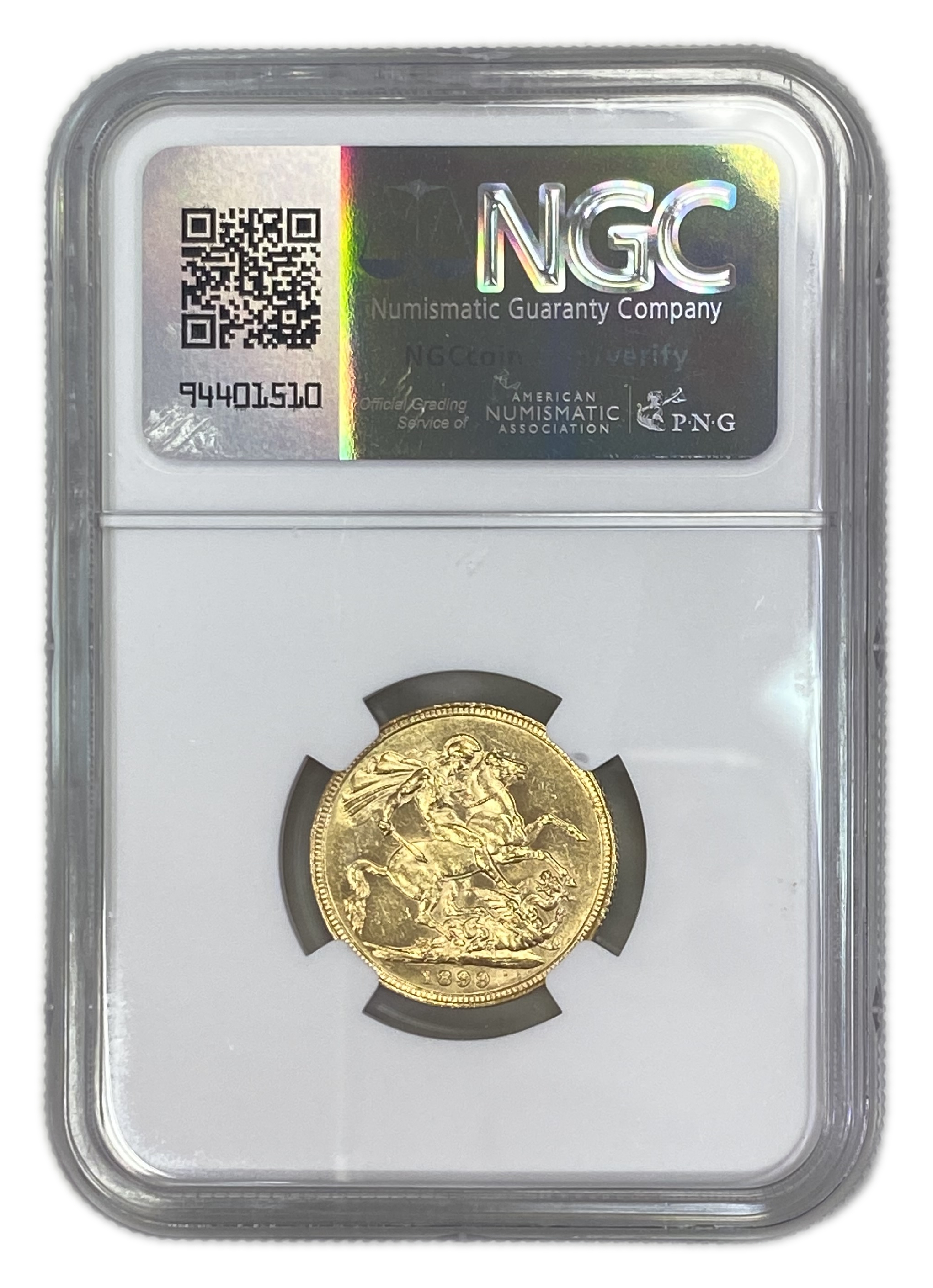 England (Great Britain) – Australia Sydney– 1 Sovereign 1899 S – Victoria – NGC AU 58 - Gold 917, 7.988g - 1 1
