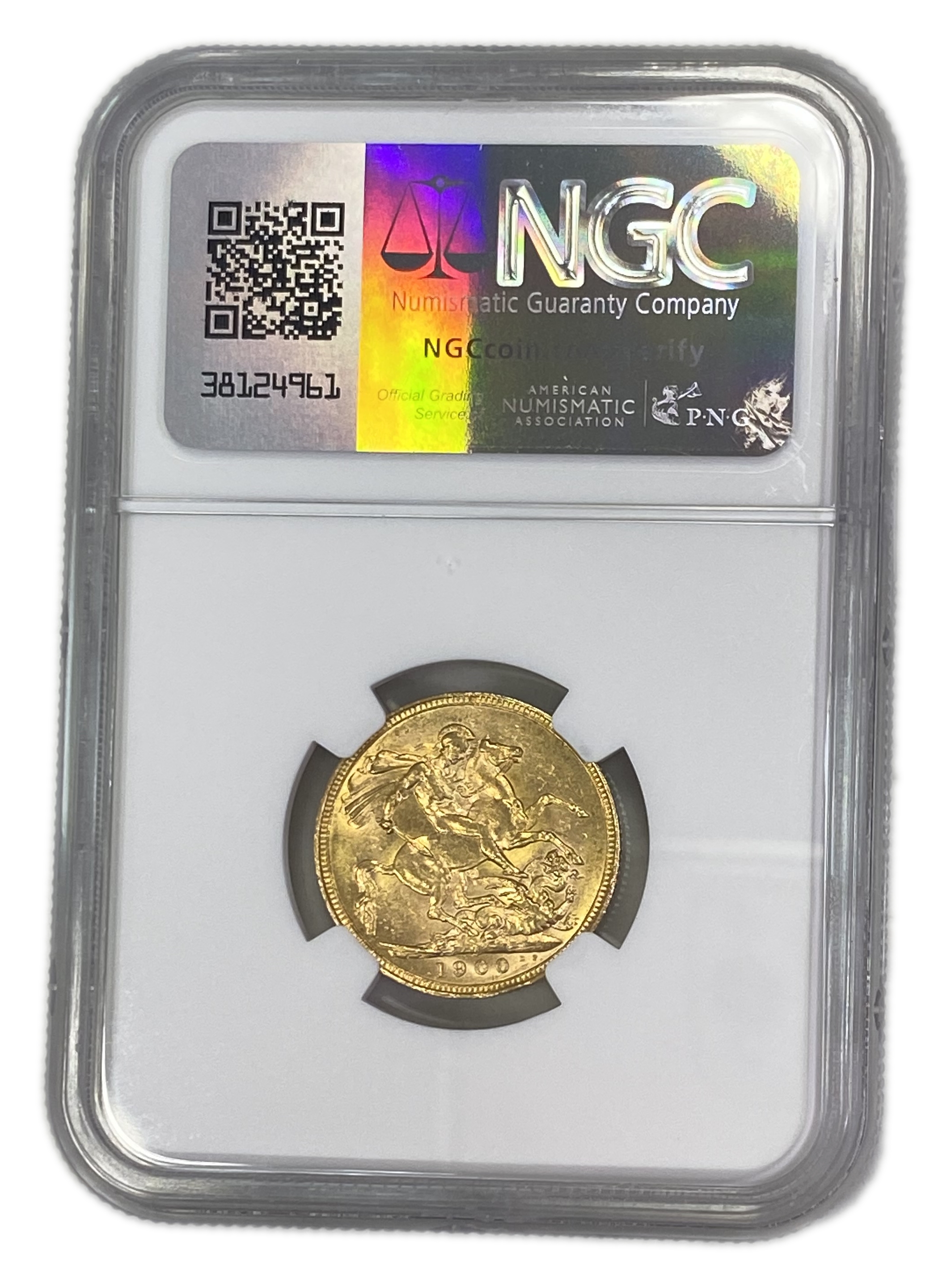 England (Great Britain) – Australia Melbourne – 1 Sovereign 1900 M – Victoria – NGC AU 58 - Gold 917, 7.988g - 1 1