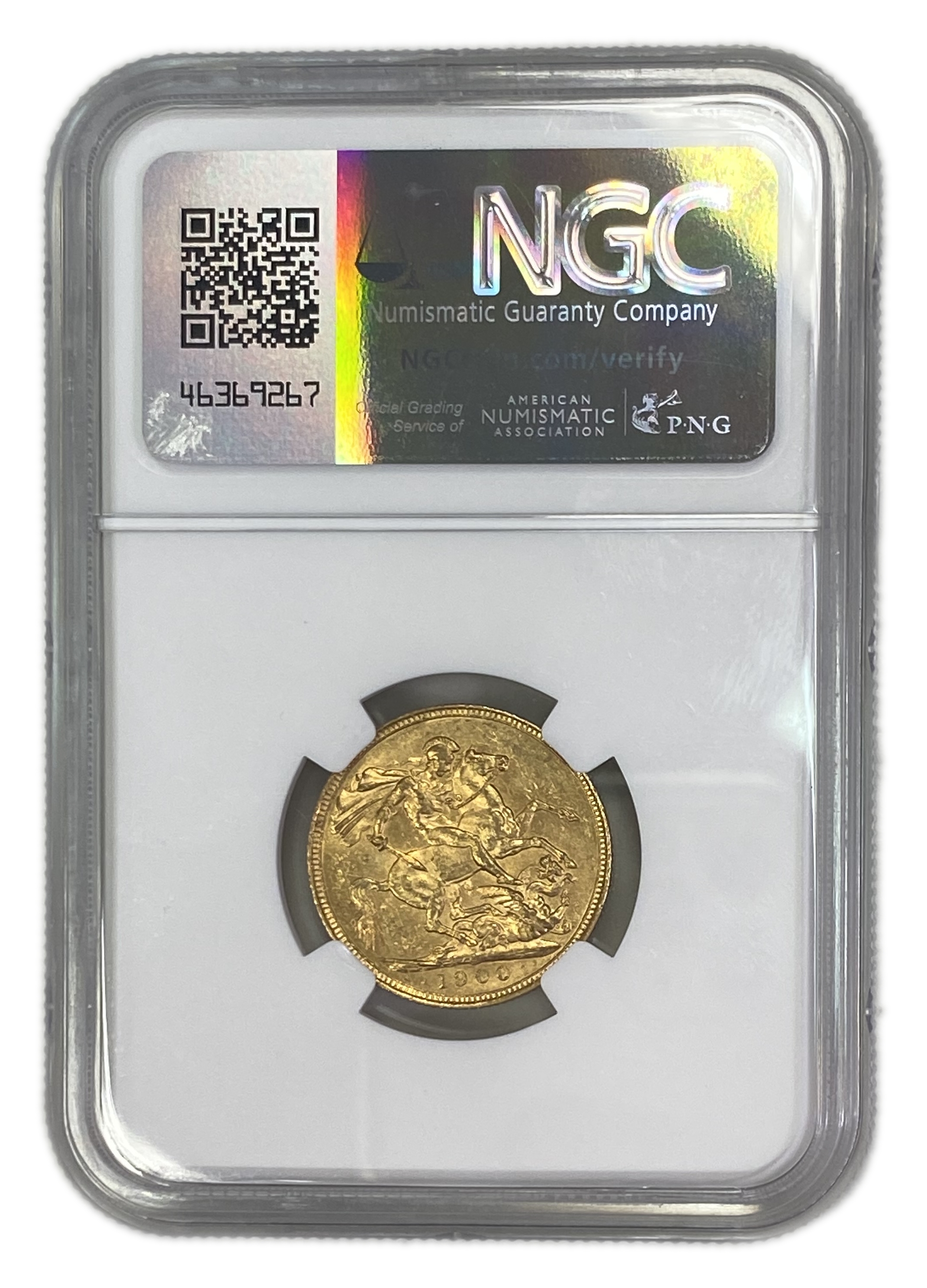 England (Great Britain) – Australia Sydney– 1 Sovereign 1900 S – Victoria – NGC AU 58 - Gold 917, 7.988g - 1 1