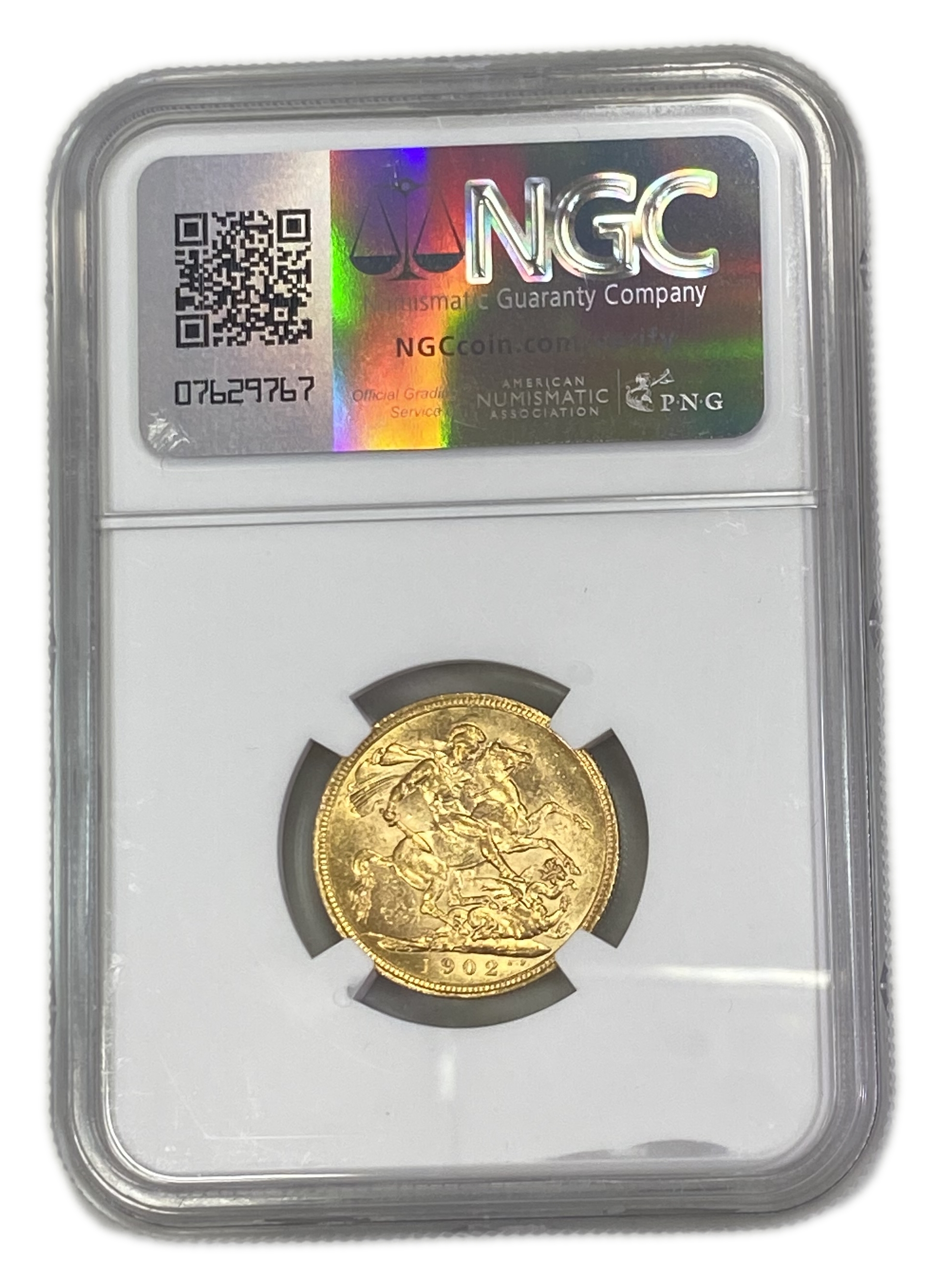 England (Great Britain) – Australia Sydney– 1 Sovereign 1900 S – Edward VII – NGC AU 58 - Gold 917, 7.988g - 1 1