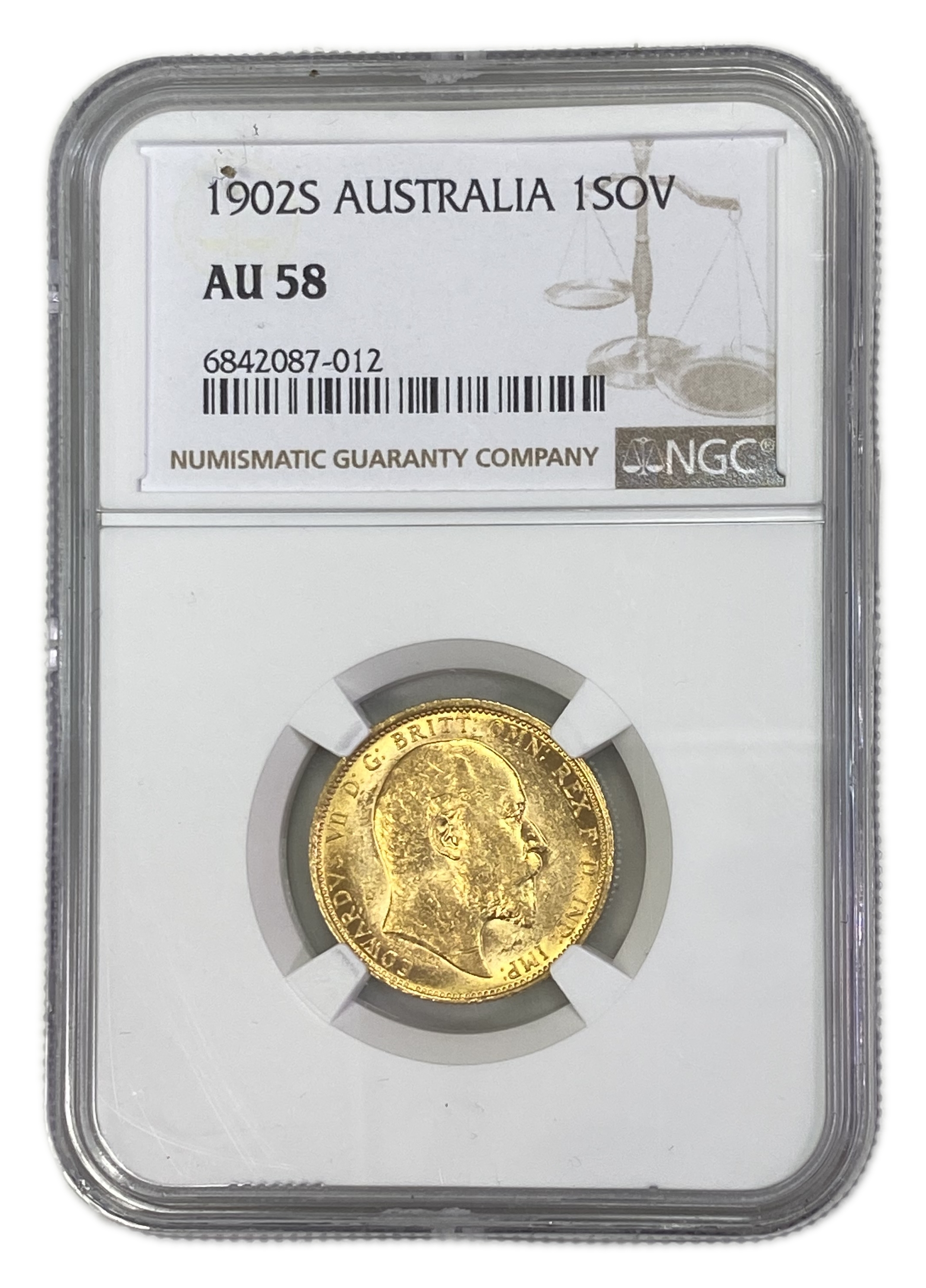 England (Great Britain) – Australia Sydney– 1 Sovereign 1900 S – Edward VII – NGC AU 58 - Gold 917, 7.988g - 1 0
