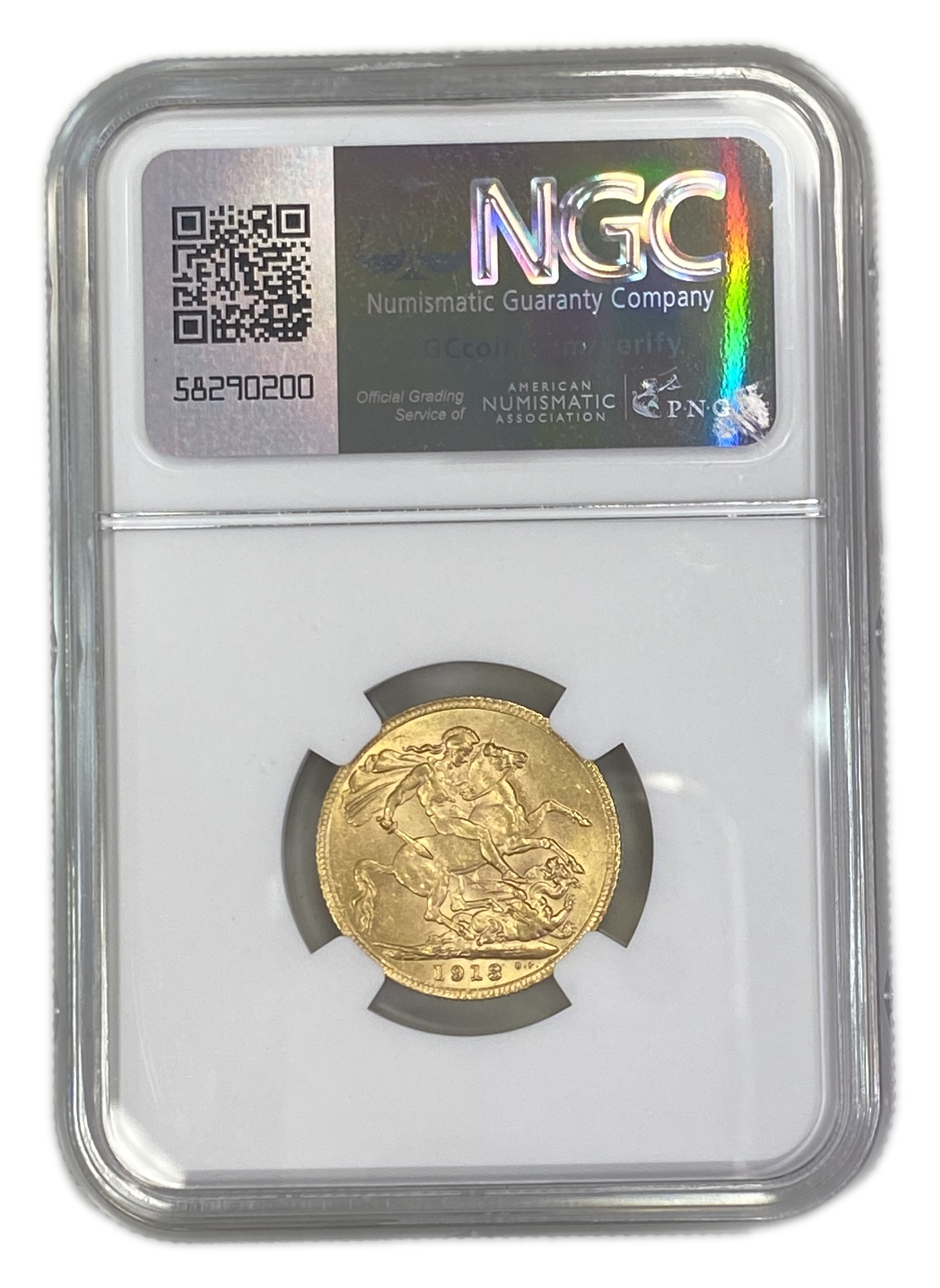 England (Great Britain) – 1 Sovereign 1913 – Edward VII – NGC AU 58 - Gold 917, 7.988g - 1 1