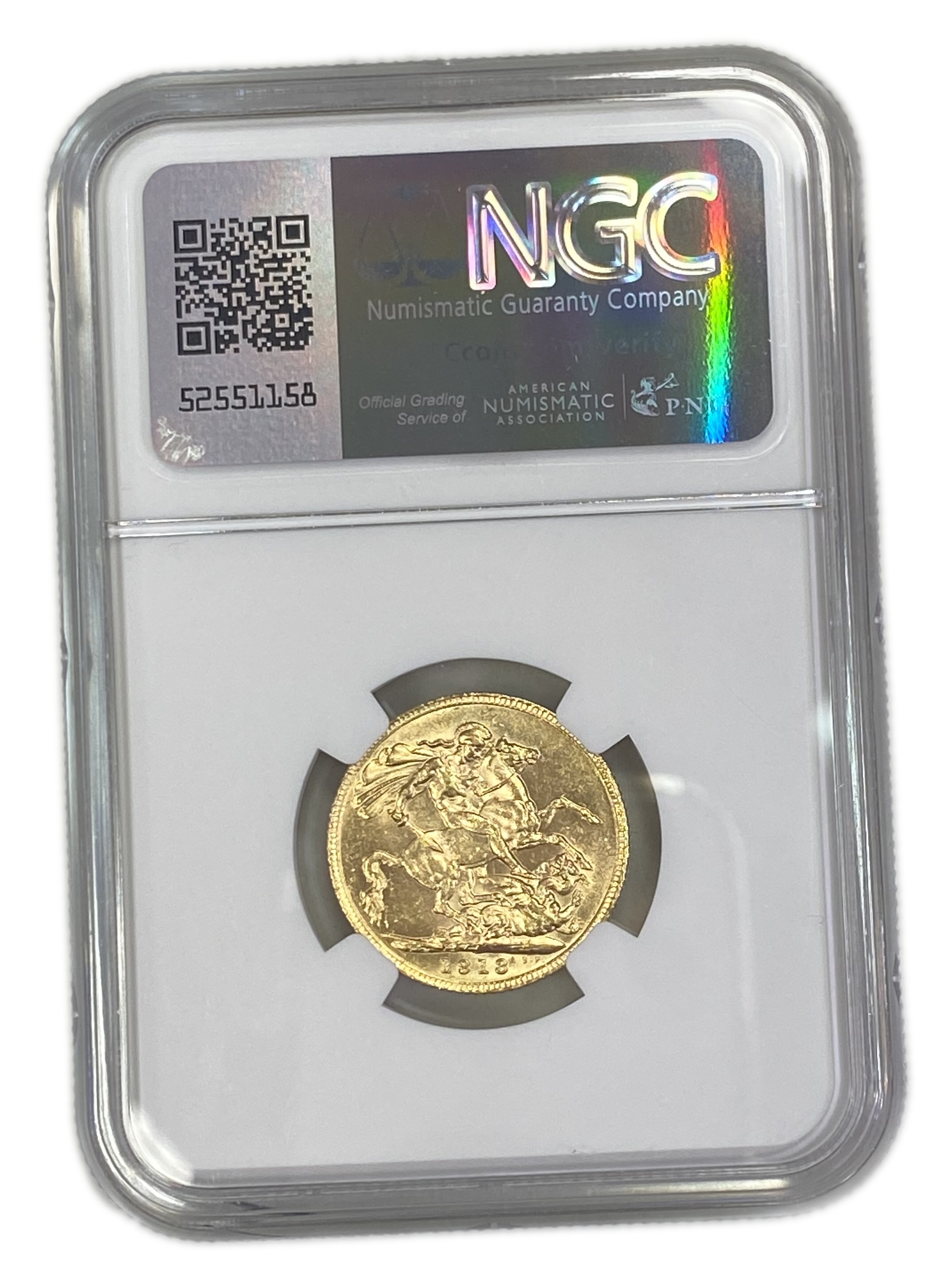 England (Great Britain) – 1 Sovereign 1913 – Edward VII – NGC AU 58 - Gold 917, 7.988g - 1 1
