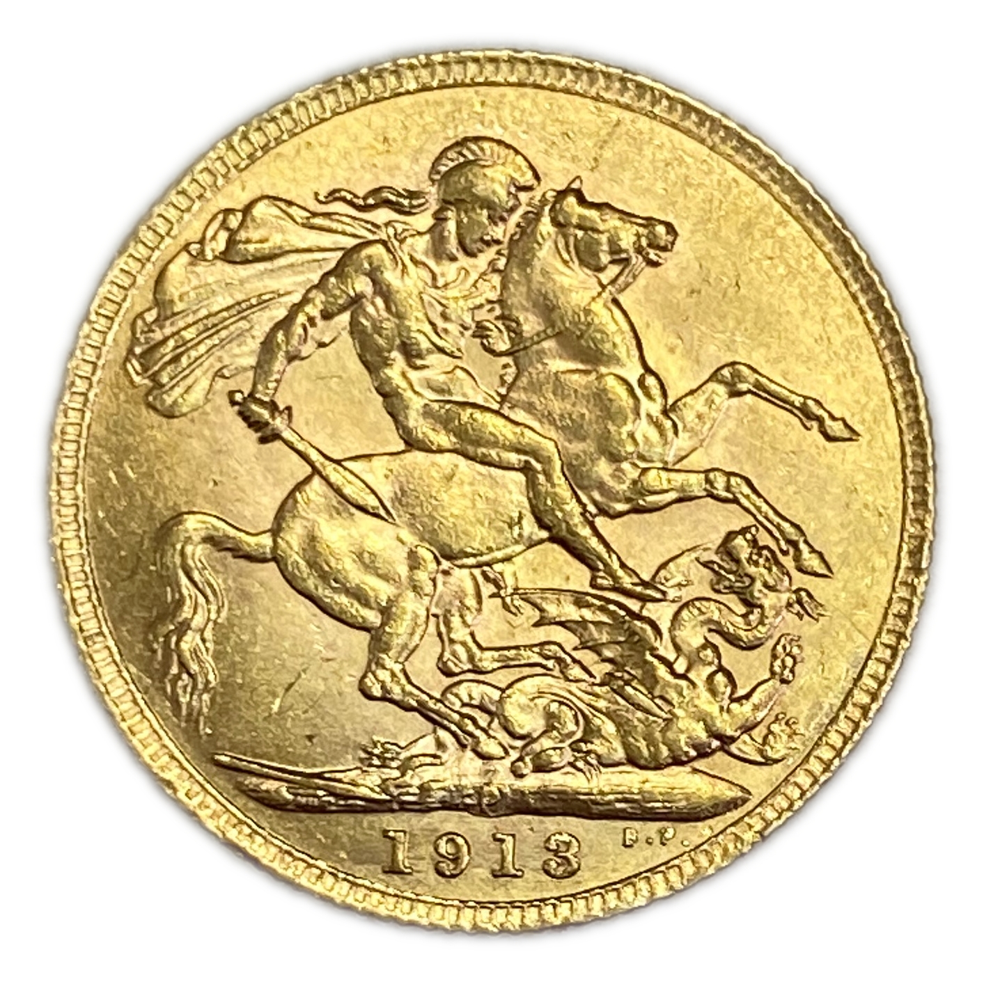 England (Great Britain) – Australia Perth – 1 Sovereign 1913 P – Edward VII – XF Condition - Gold 917, 7.988g - 1 0