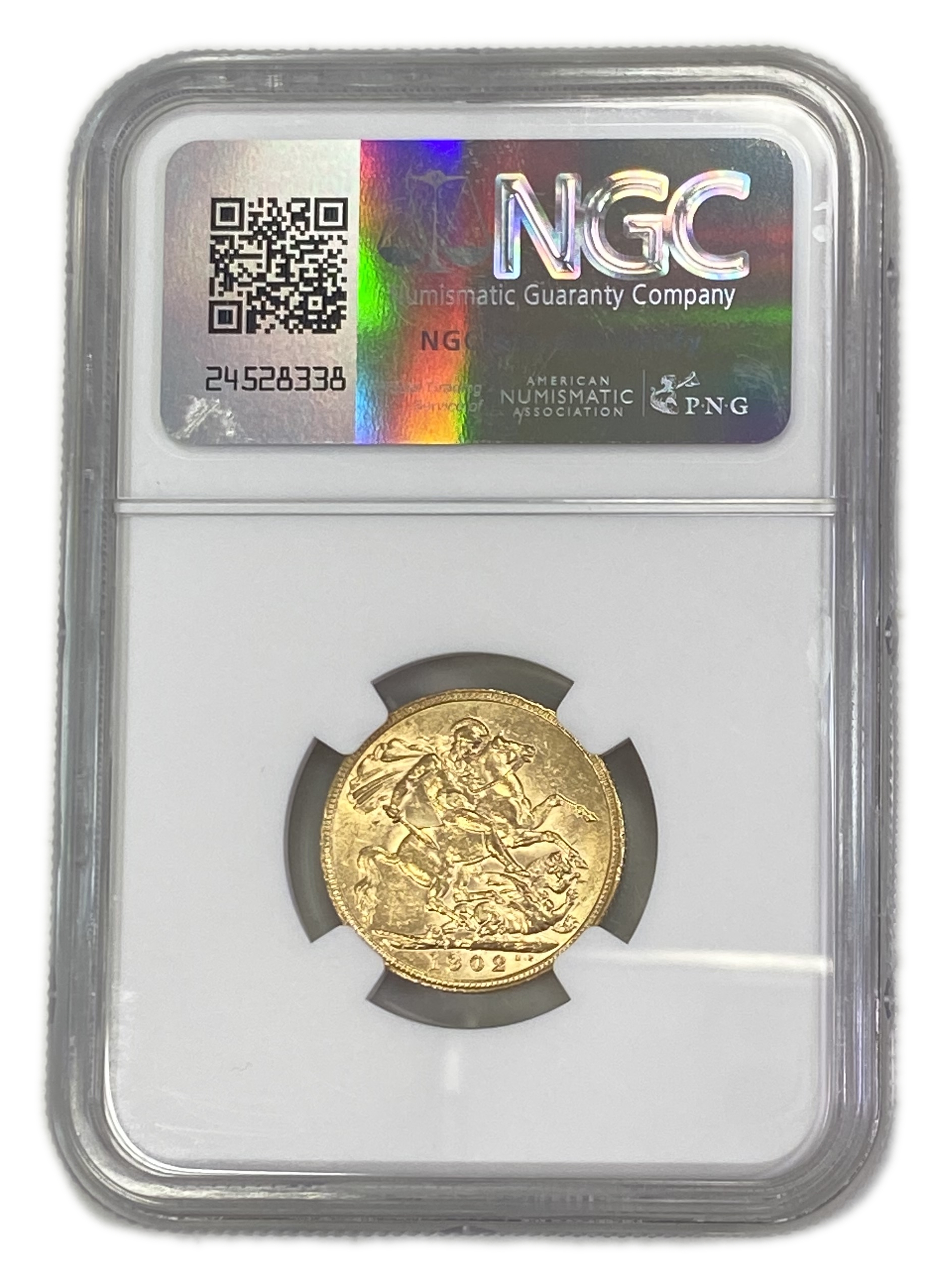 England (Great Britain) – 1 Sovereign 1902 – Edward VII – NGC AU 58 - Gold 917, 7.988g - 1 1