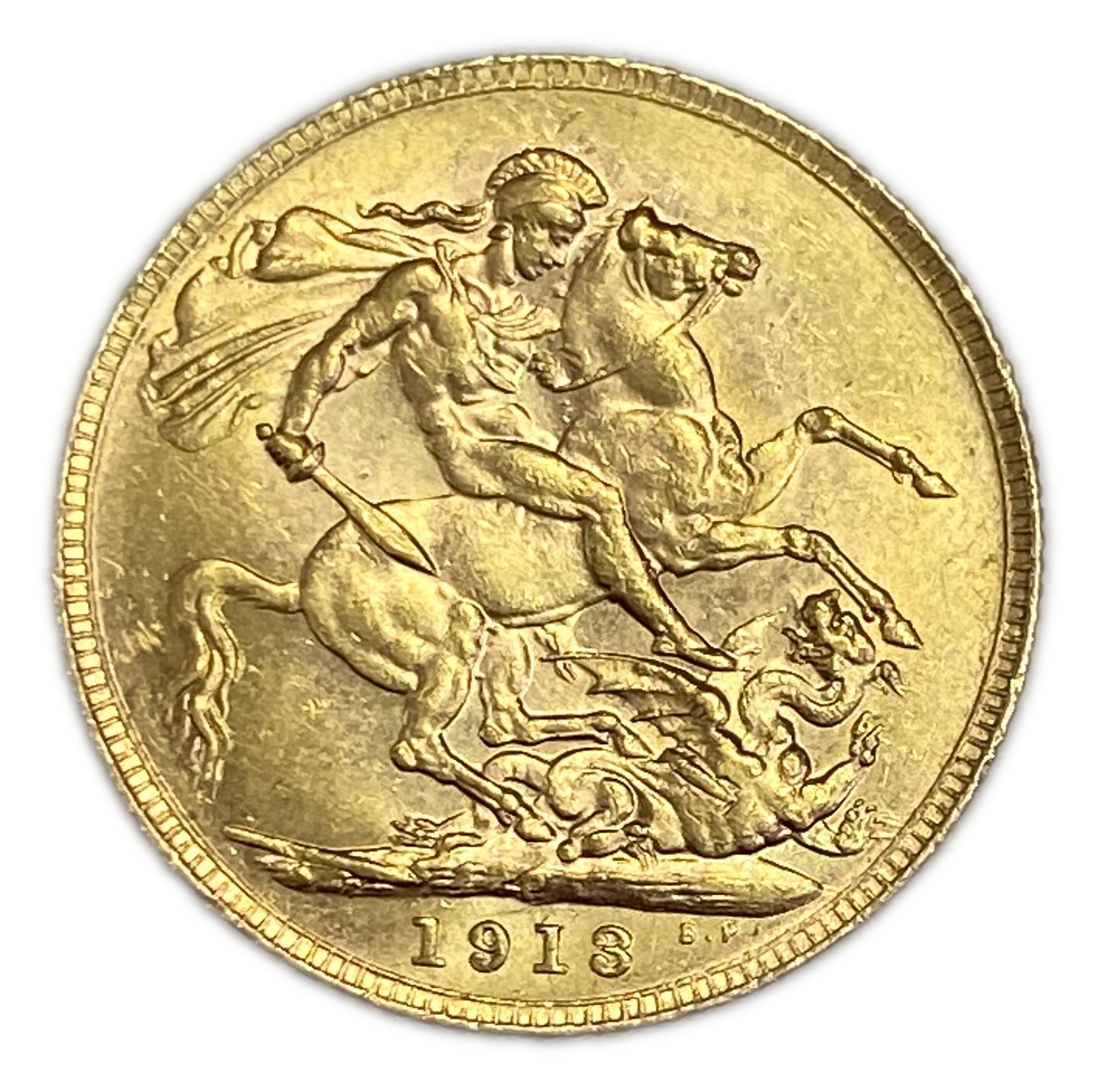 England (Great Britain) – Australia Perth – 1 Sovereign 1913 P – Edward VII – XF Condition - Gold 917, 7.988g - 1 0
