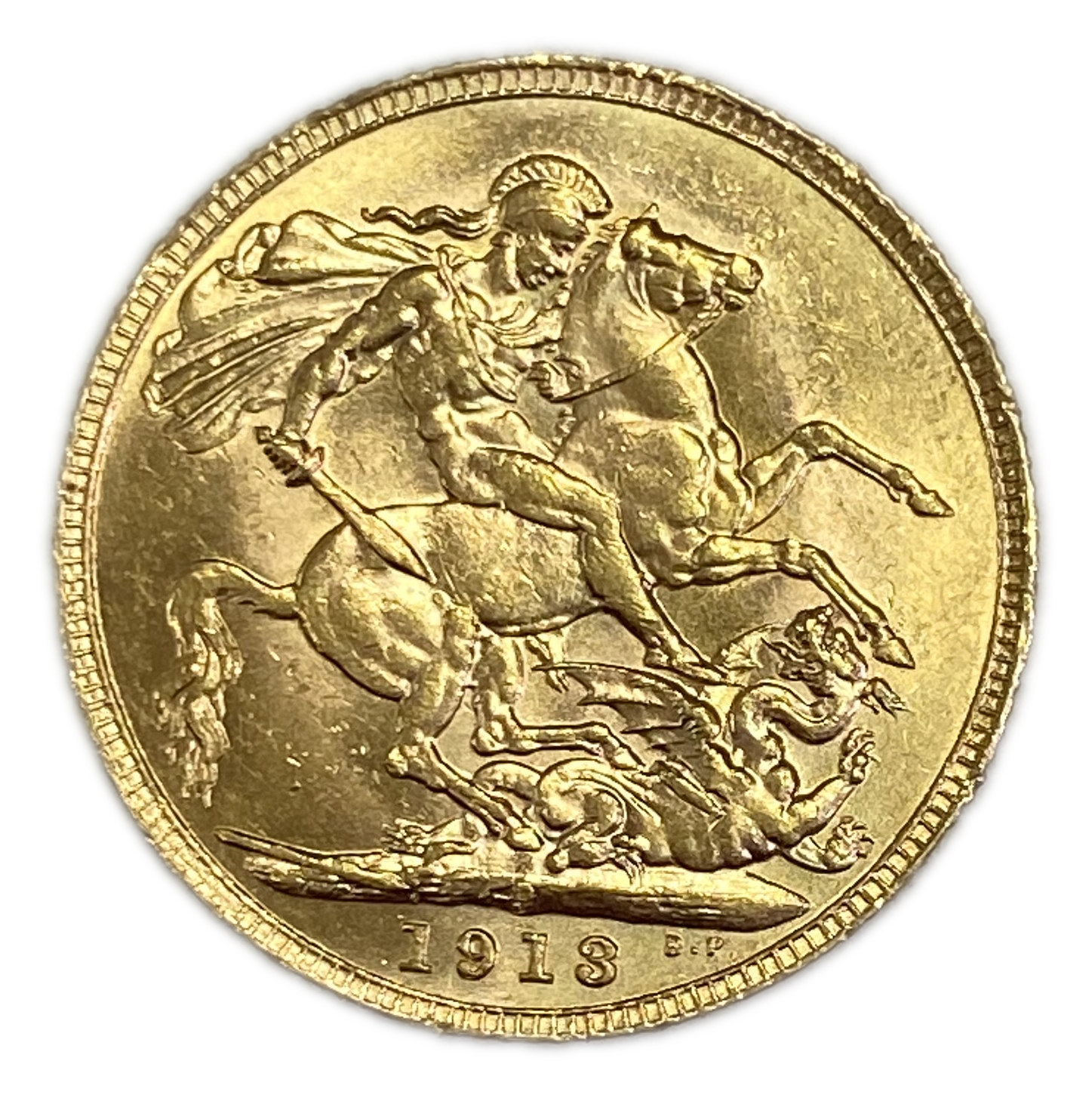 England (Great Britain) – Australia Perth – 1 Sovereign 1913 P – Edward VII – XF Condition - Gold 917, 7.988g - 1 0