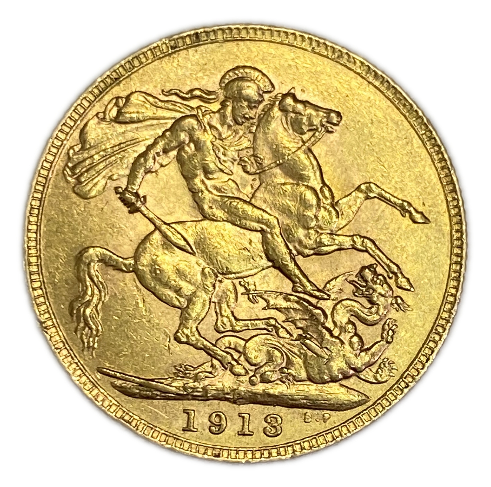 England (Great Britain) – Australia Perth – 1 Sovereign 1913 P – Edward VII – XF Condition - Gold 917, 7.988g - 1 0