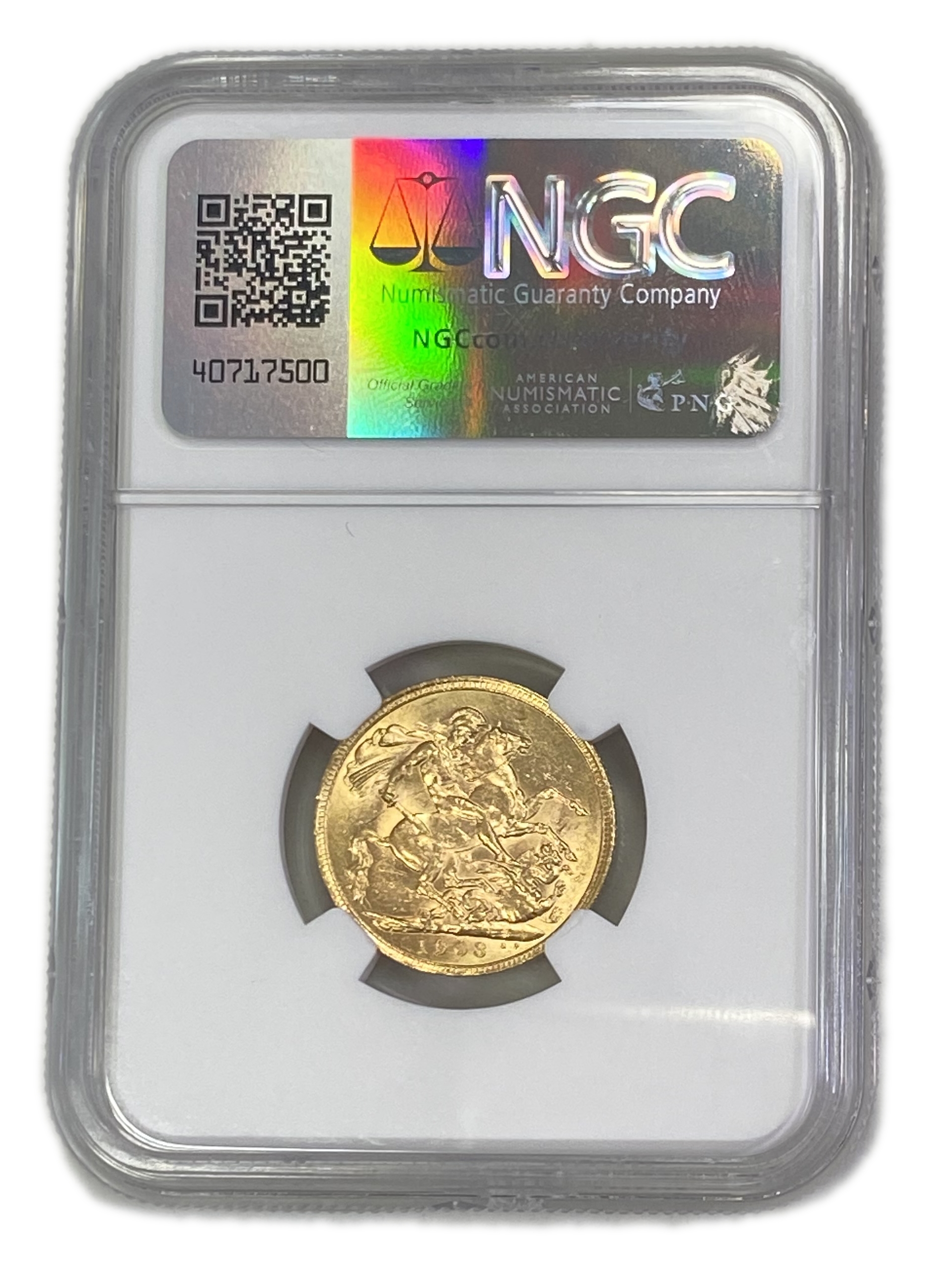 England (Great Britain) – 1 Sovereign 1903 – Edward VII – NGC MS 61 - Gold 917, 7.988g - 1 1