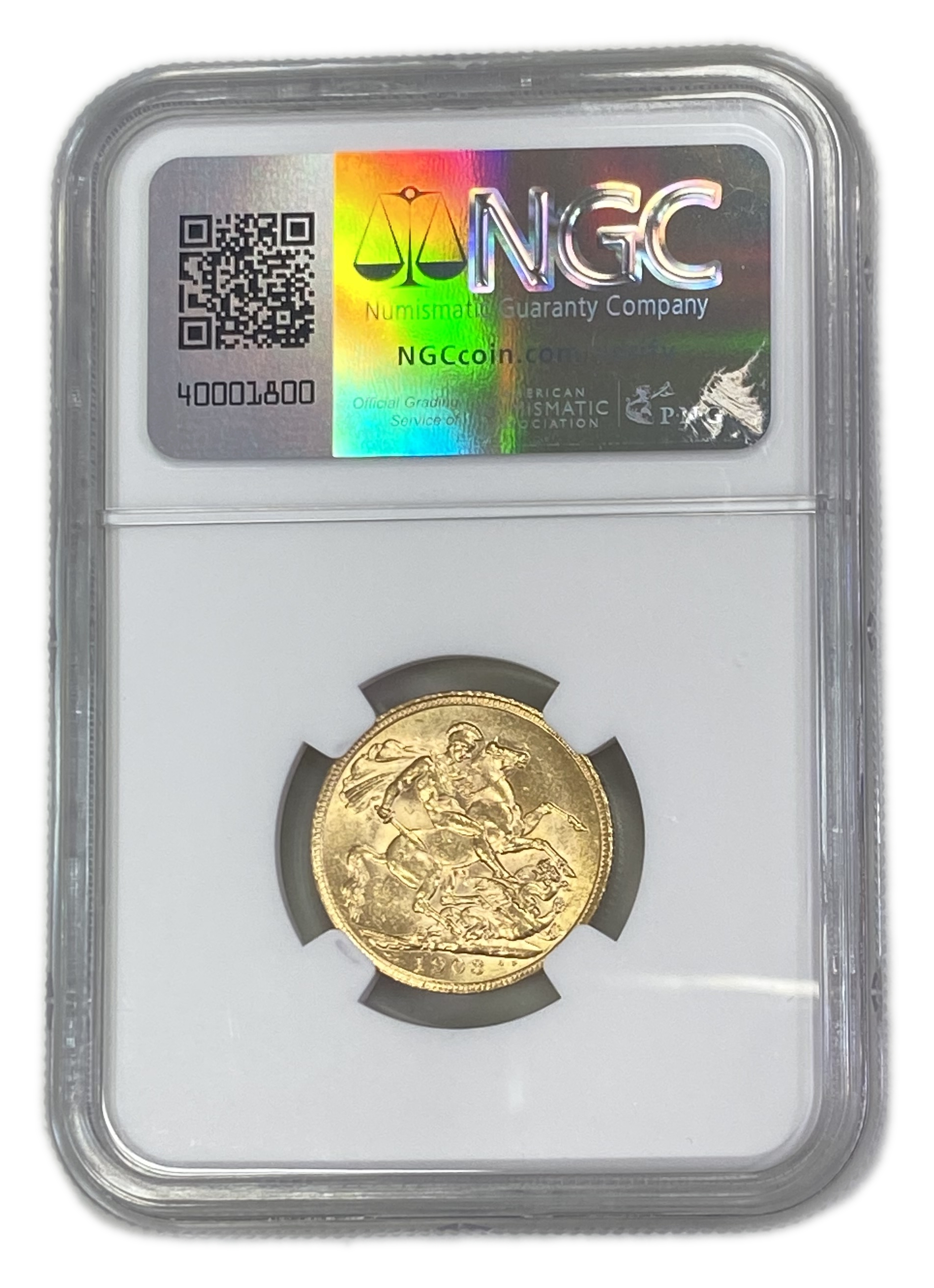 England (Great Britain) – 1 Sovereign 1903 – Edward VII – NGC MS 61 - Gold 917, 7.988g - 1 1