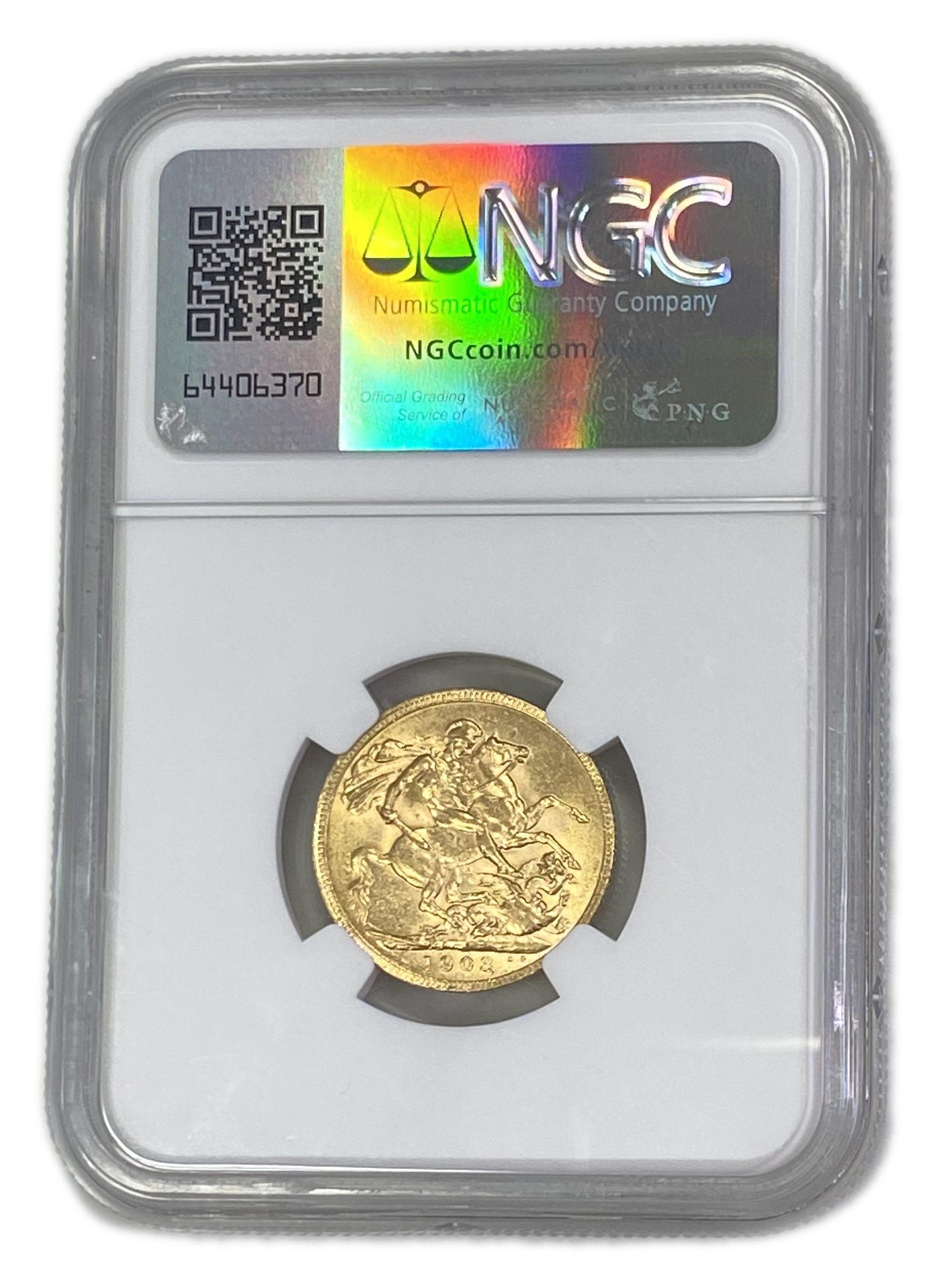England (Great Britain) – 1 Sovereign 1903 – Edward VII – NGC MS 61 - Gold 917, 7.988g - 1 1