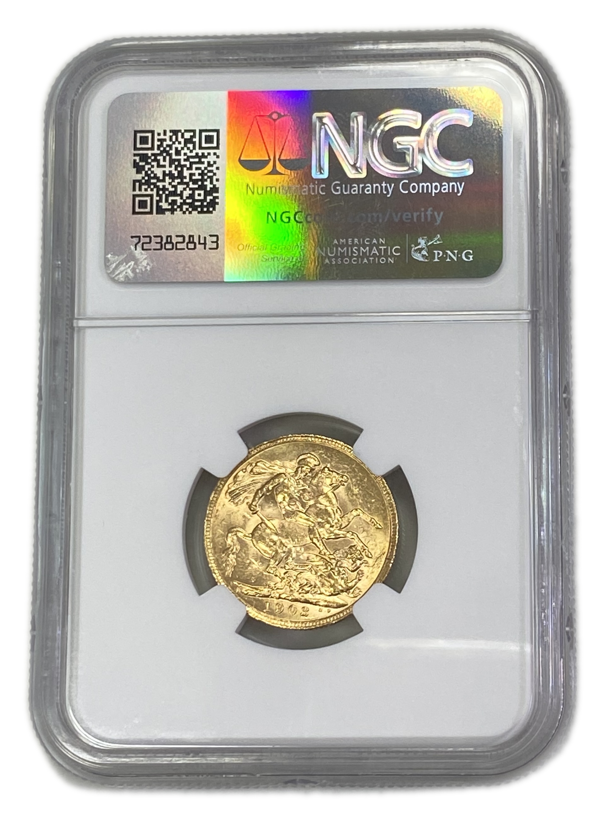 England (Great Britain) – Australia Perth – 1 Sovereign 1903 P – Edward VII – NGC UNC DETAILS - Gold 917, 7.988g - 1 1