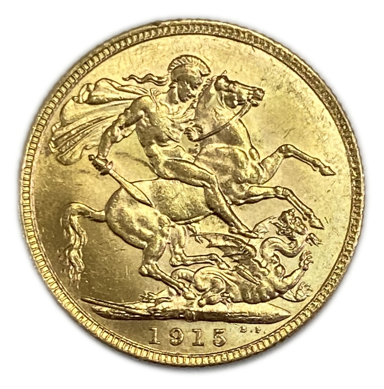 England (Great Britain) – Australia Melbourne – 1 Sovereign 1915 M – Edward VII – XF Condition - Gold 917, 7.988g - 1 0